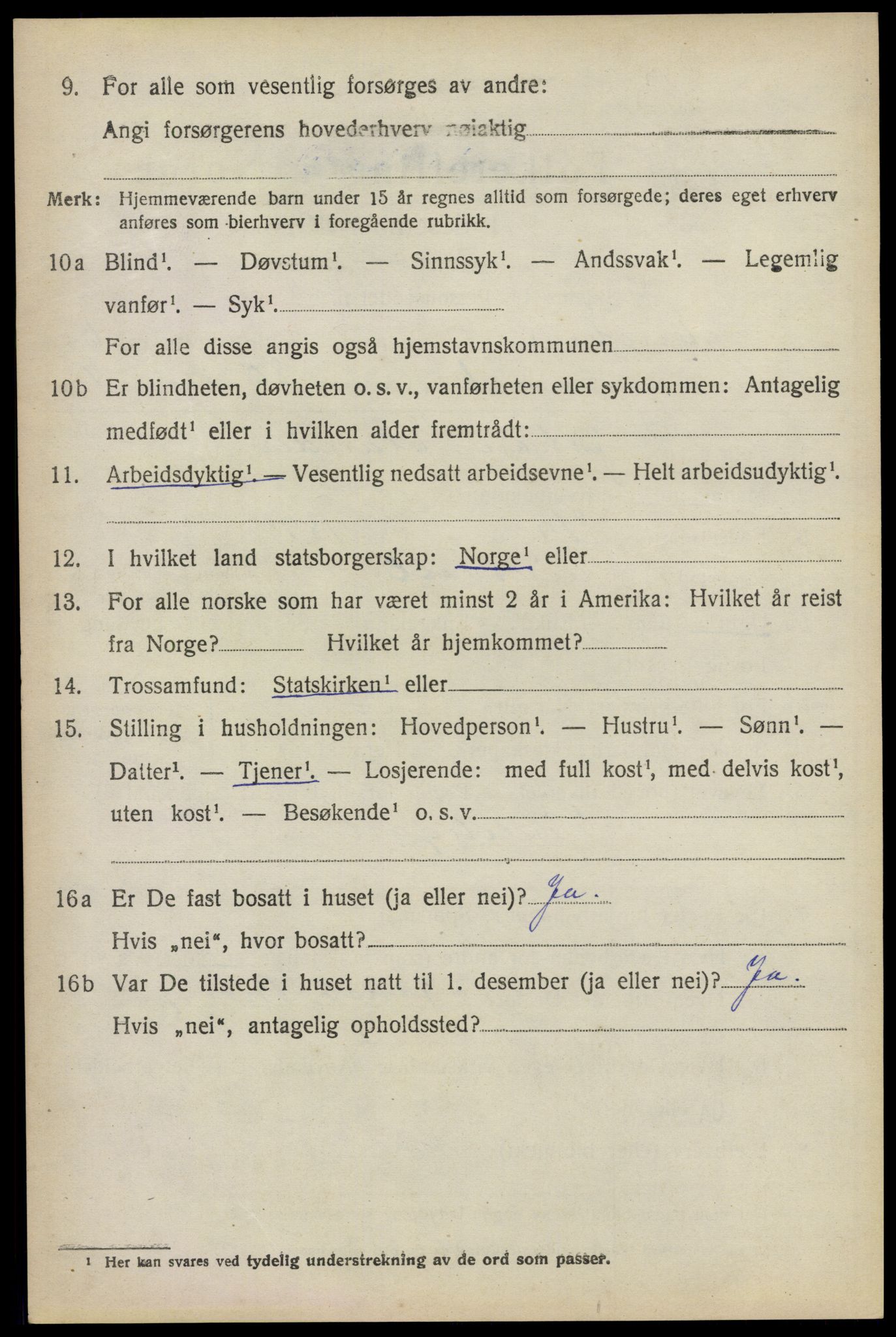 SAO, 1920 census for Enebakk, 1920, p. 4720