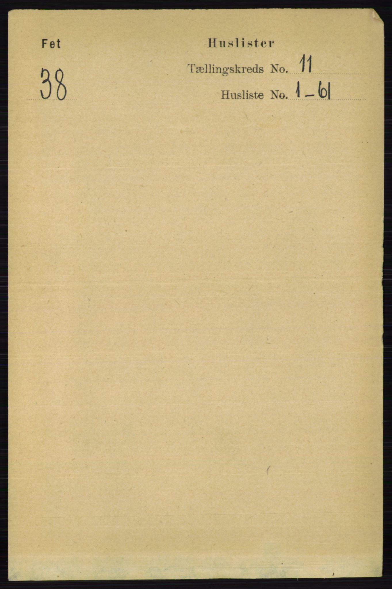 RA, 1891 census for 0227 Fet, 1891, p. 4194