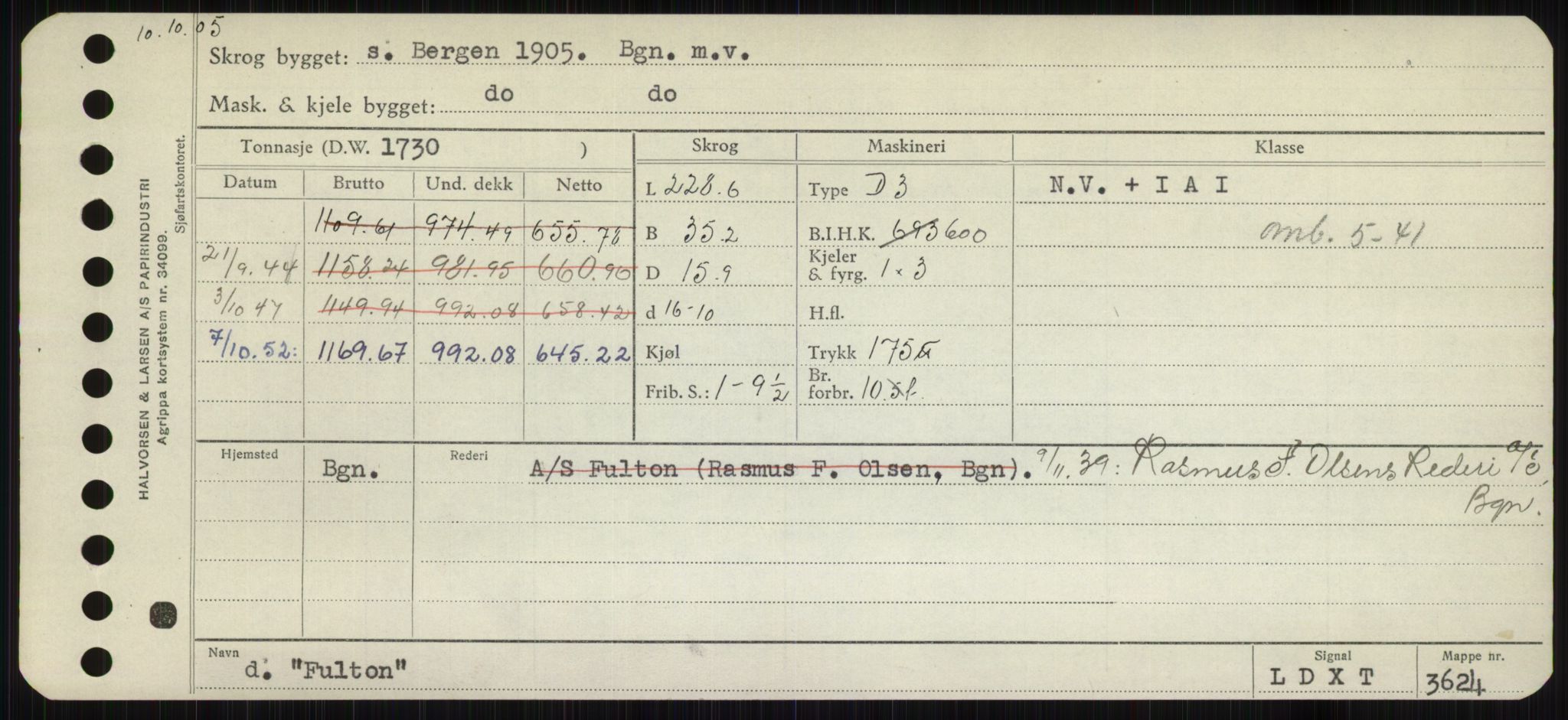 Sjøfartsdirektoratet med forløpere, Skipsmålingen, AV/RA-S-1627/H/Hb/L0002: Fartøy, E-H, p. 181