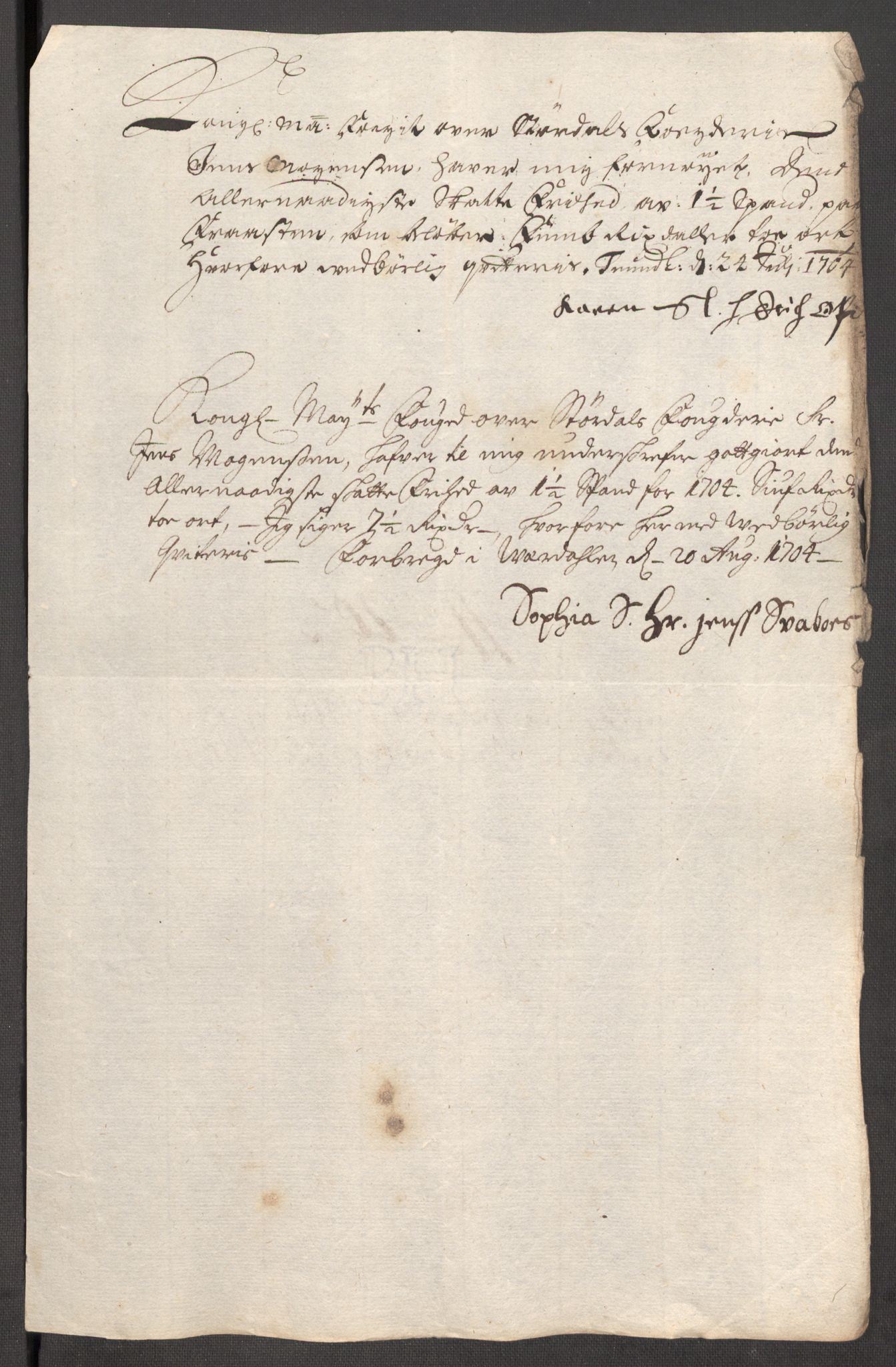 Rentekammeret inntil 1814, Reviderte regnskaper, Fogderegnskap, AV/RA-EA-4092/R62/L4195: Fogderegnskap Stjørdal og Verdal, 1704, p. 201