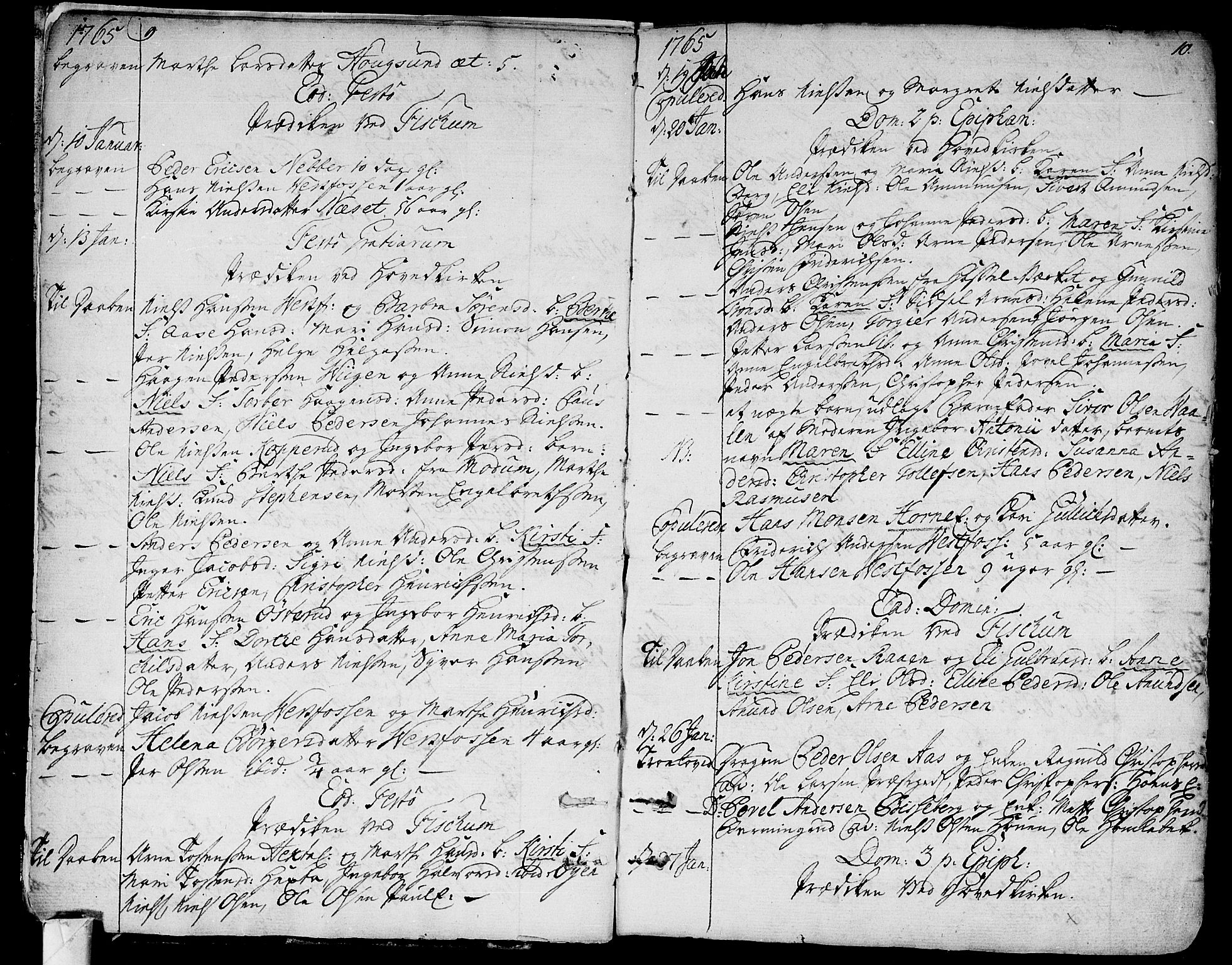 Eiker kirkebøker, AV/SAKO-A-4/F/Fa/L0008: Parish register (official) no. I 8, 1764-1788, p. 9-10