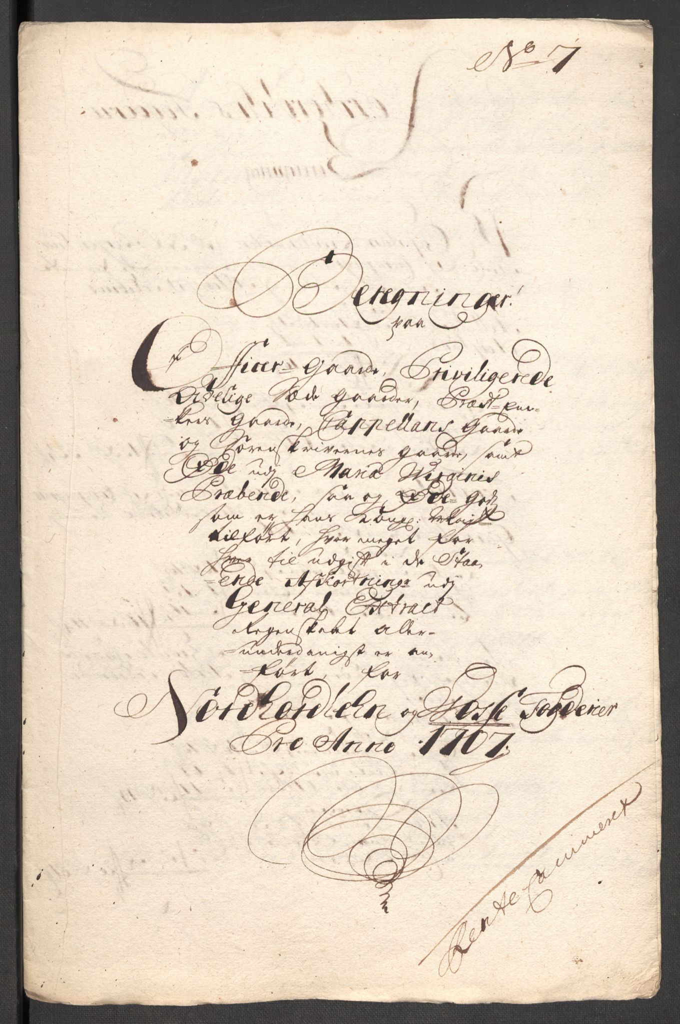 Rentekammeret inntil 1814, Reviderte regnskaper, Fogderegnskap, AV/RA-EA-4092/R51/L3188: Fogderegnskap Nordhordland og Voss, 1706-1707, p. 119