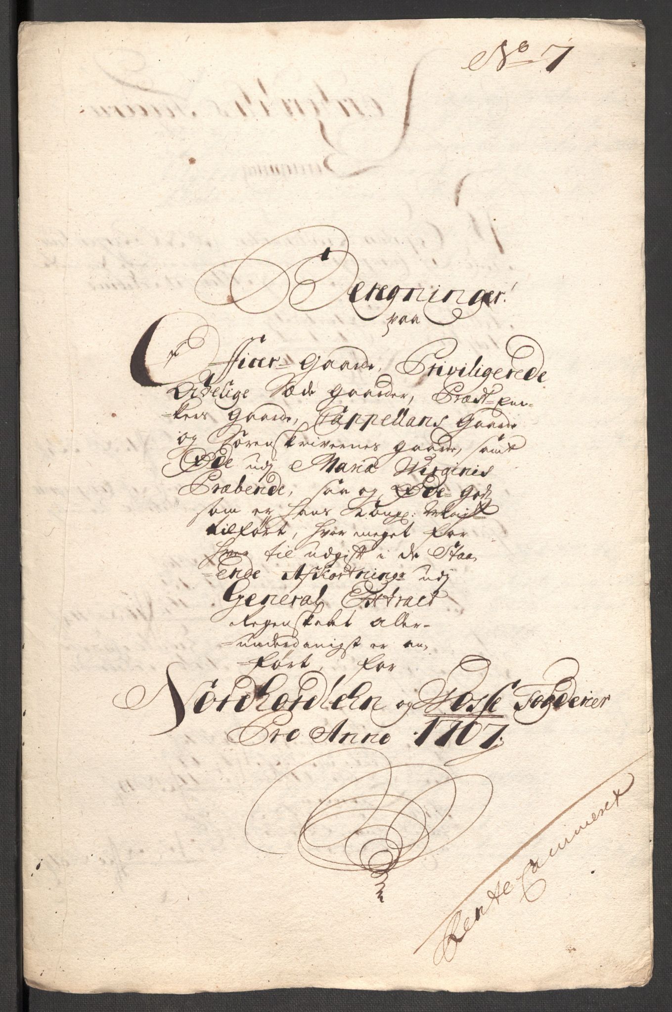 Rentekammeret inntil 1814, Reviderte regnskaper, Fogderegnskap, RA/EA-4092/R51/L3188: Fogderegnskap Nordhordland og Voss, 1706-1707, p. 119