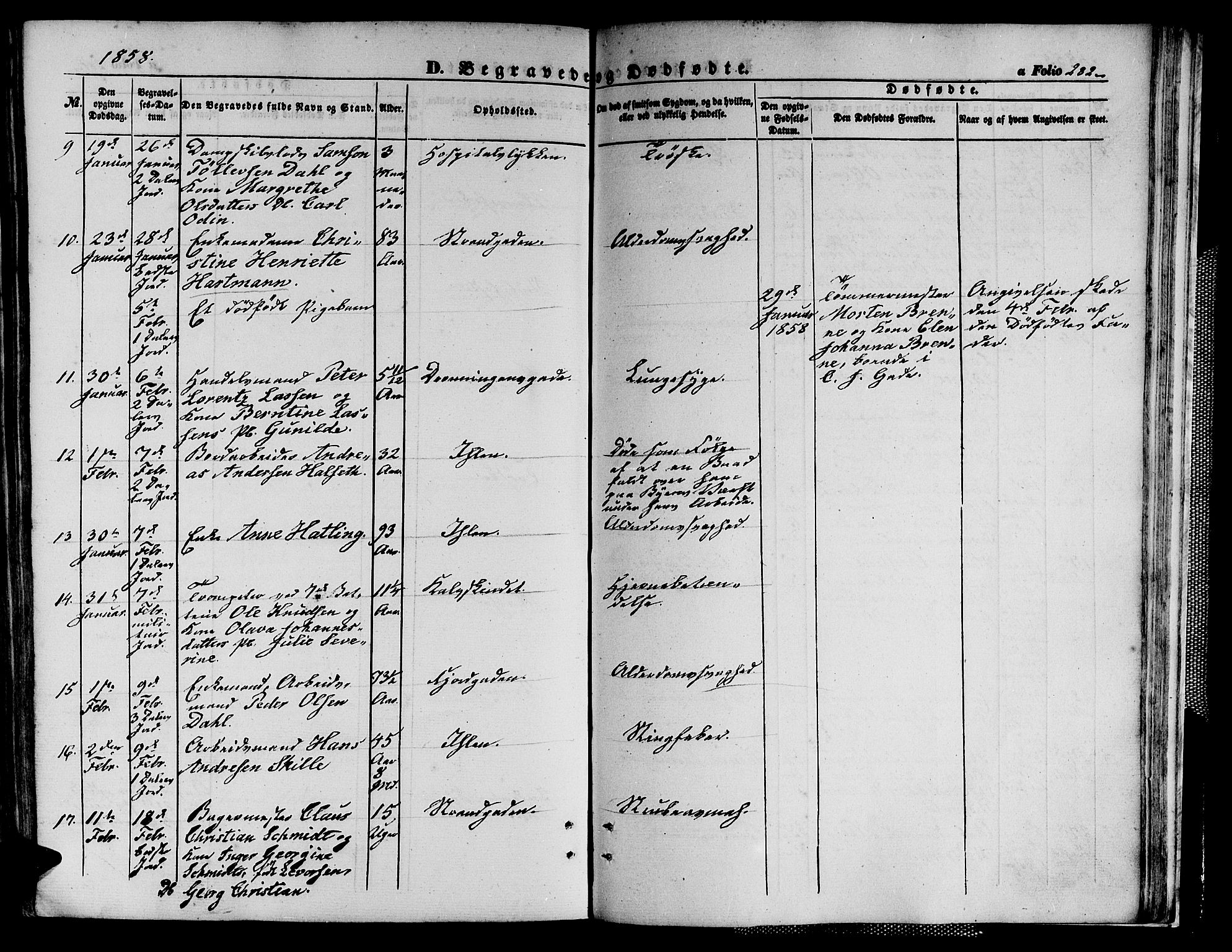 Ministerialprotokoller, klokkerbøker og fødselsregistre - Sør-Trøndelag, AV/SAT-A-1456/602/L0138: Parish register (copy) no. 602C06, 1853-1858, p. 282