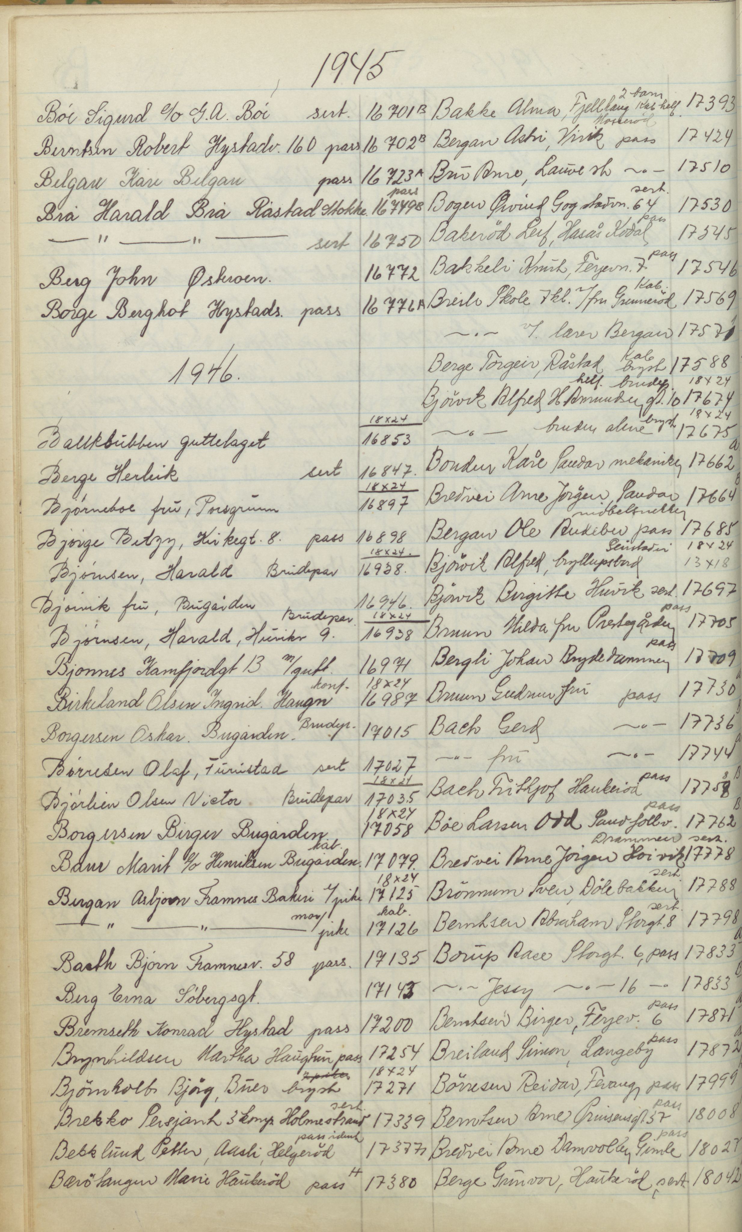 Pa 1494 - Jørgensen, Antonius. Fotograf, VEMU/A-2760/F/Fa, 1927-2004, p. 216