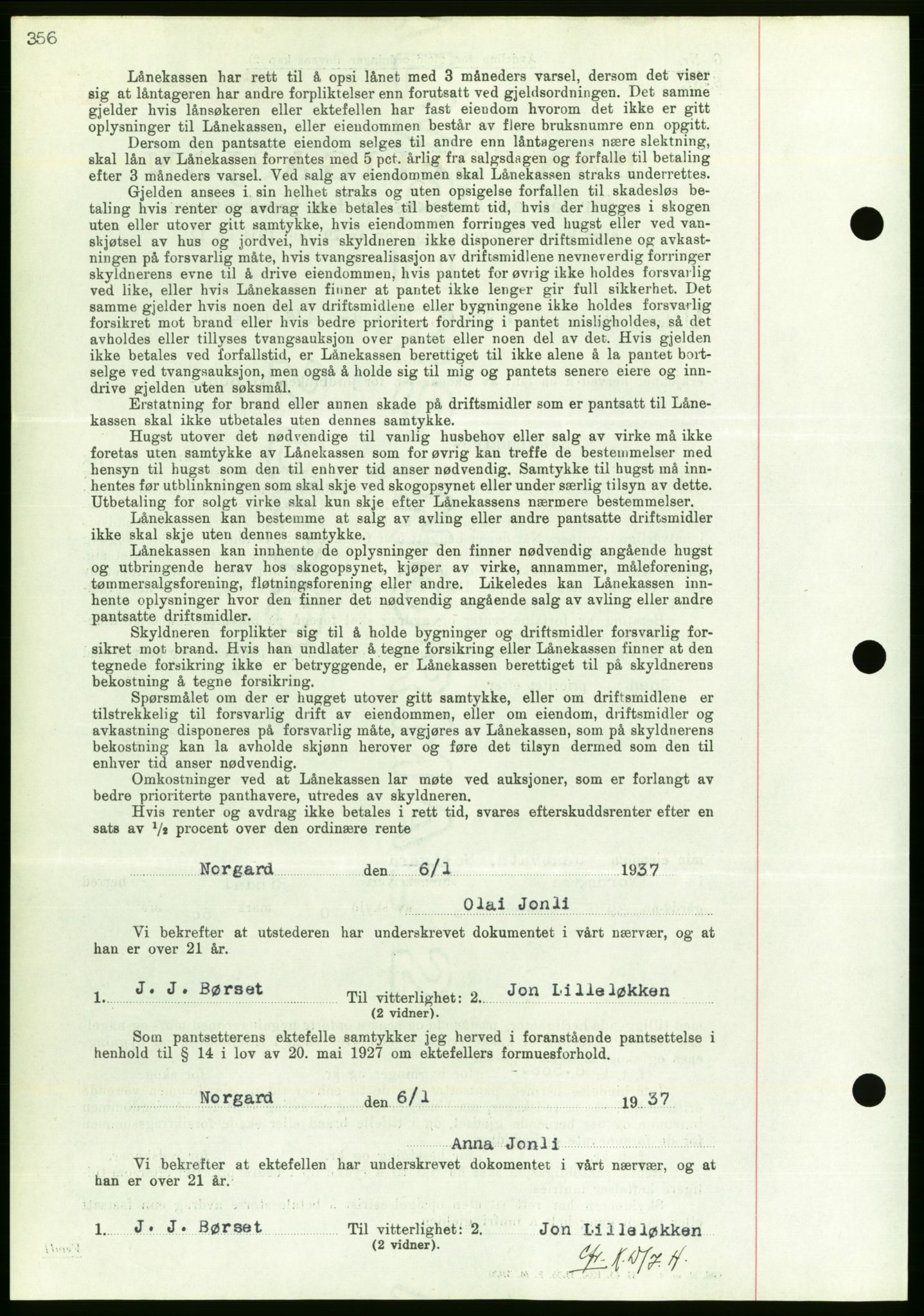 Nordmøre sorenskriveri, AV/SAT-A-4132/1/2/2Ca/L0091: Mortgage book no. B81, 1937-1937, Diary no: : 1361/1937