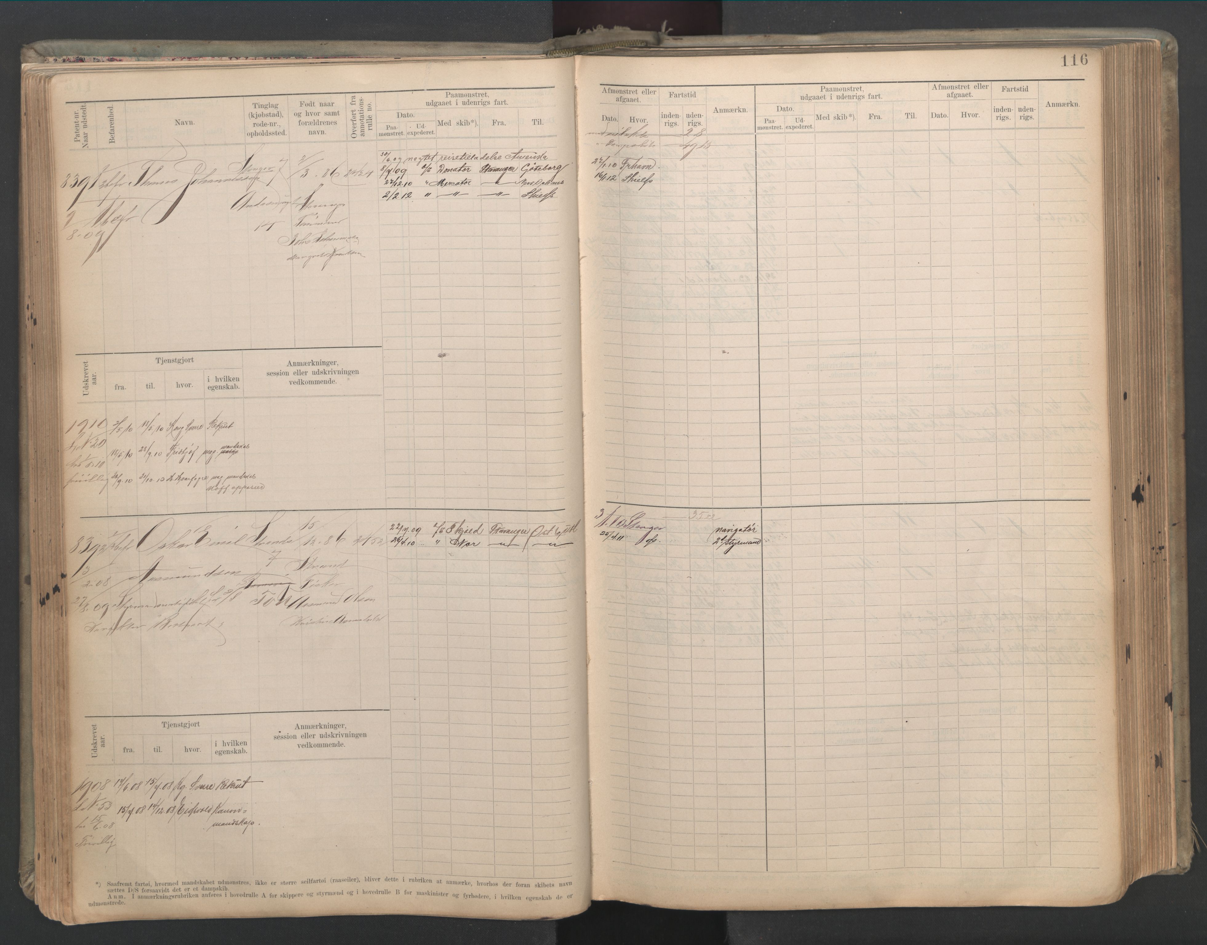 Stavanger sjømannskontor, AV/SAST-A-102006/F/Fb/Fbb/L0023: Sjøfartshovedrulle patnentnr. 8161-8904 (dublett), 1903, p. 120