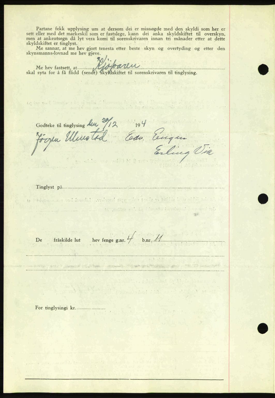 Romsdal sorenskriveri, AV/SAT-A-4149/1/2/2C: Mortgage book no. A11, 1941-1942, Diary no: : 59/1942