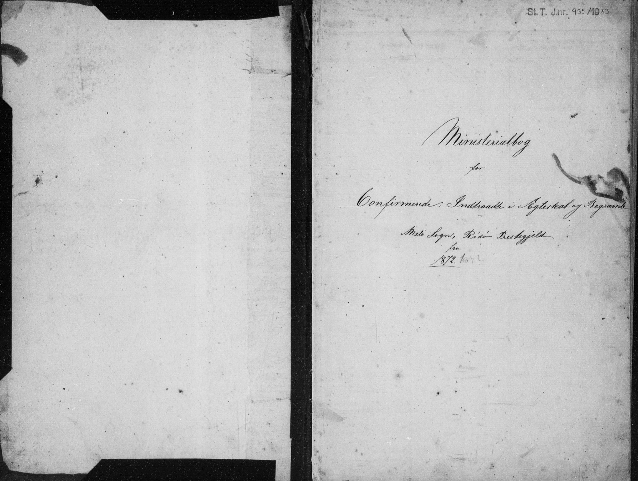 Ministerialprotokoller, klokkerbøker og fødselsregistre - Nordland, AV/SAT-A-1459/843/L0635: Parish register (copy) no. 843C04, 1872-1887