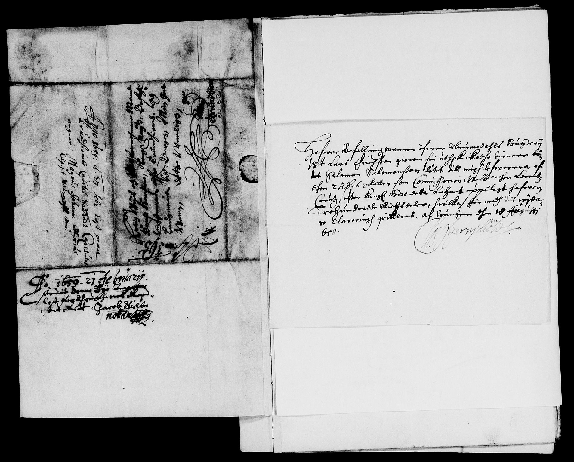 Rentekammeret inntil 1814, Reviderte regnskaper, Lensregnskaper, AV/RA-EA-5023/R/Rb/Rbw/L0137: Trondheim len, 1658-1659