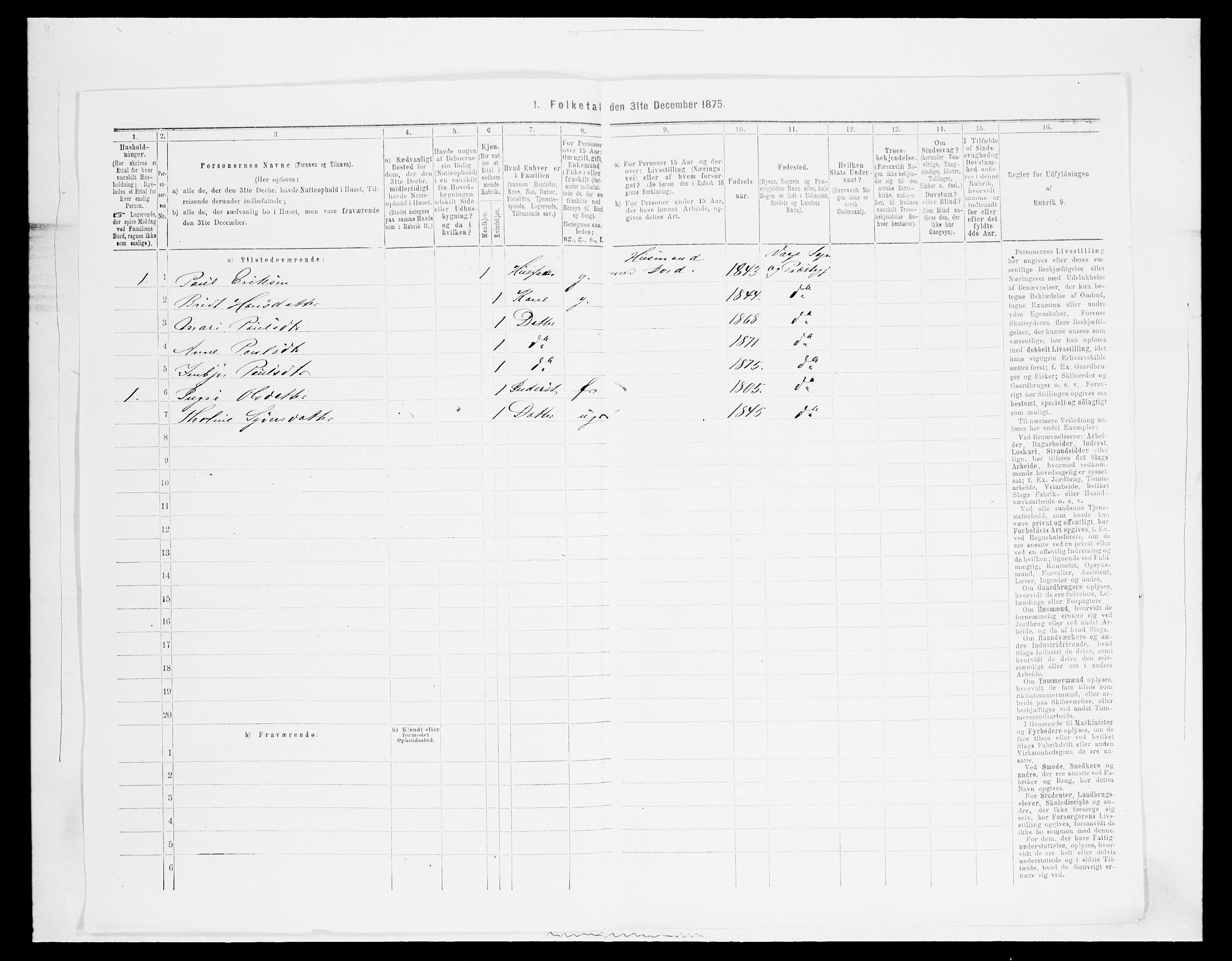 SAH, 1875 census for 0515P Vågå, 1875, p. 859