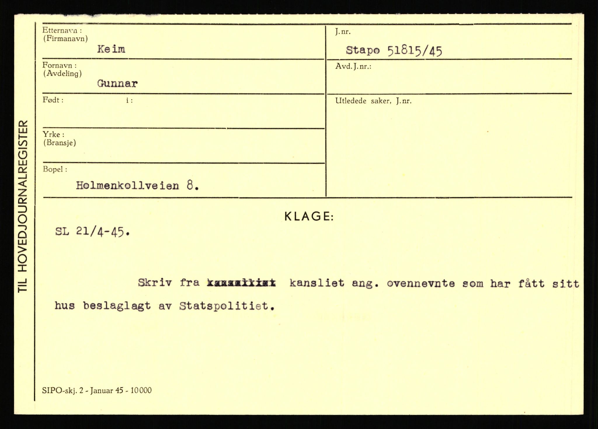 Statspolitiet - Hovedkontoret / Osloavdelingen, AV/RA-S-1329/C/Ca/L0008: Johan(nes)sen - Knoph, 1943-1945, p. 3938