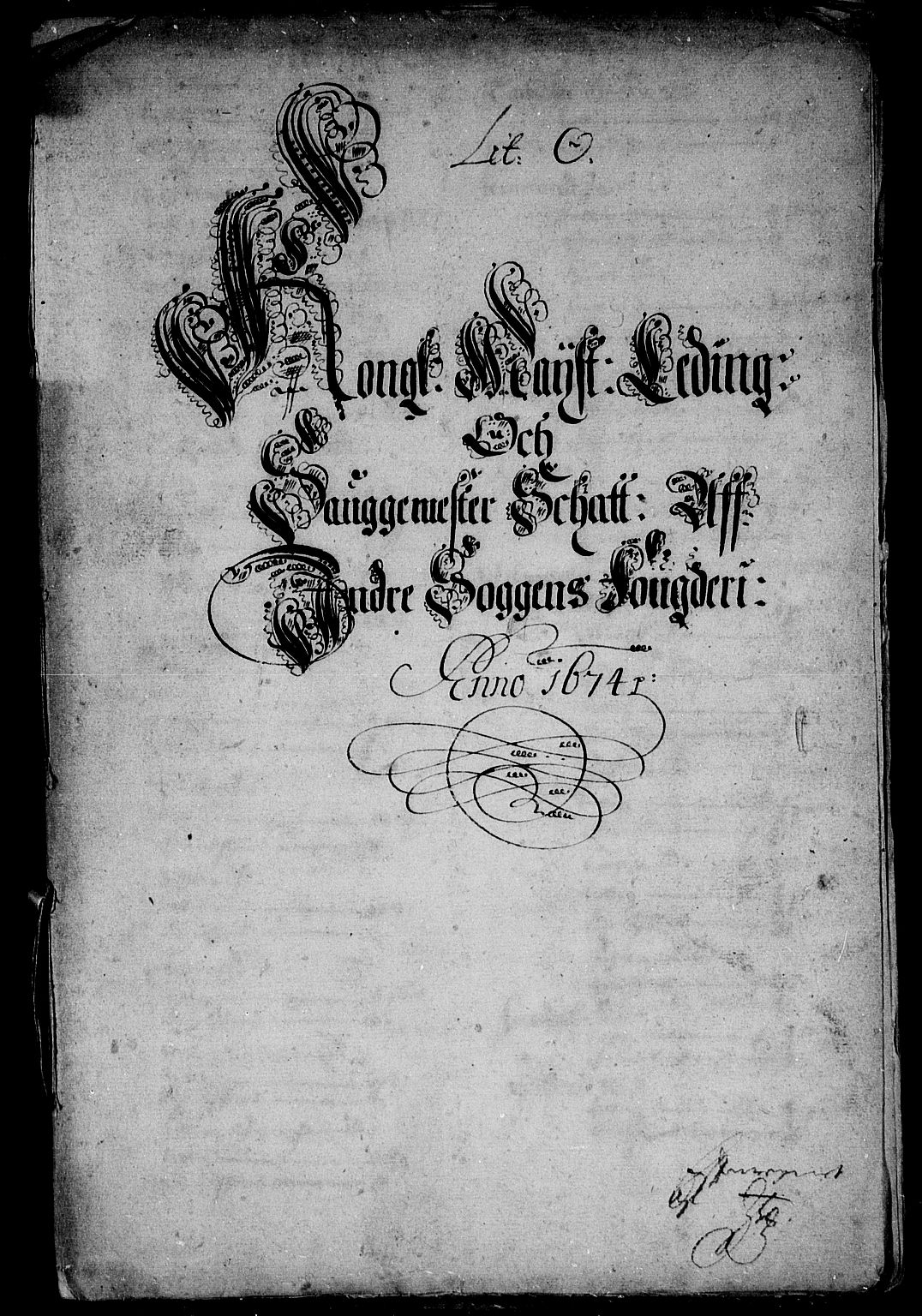 Rentekammeret inntil 1814, Reviderte regnskaper, Stiftamtstueregnskaper, Bergen stiftamt, RA/EA-6043/R/Rc/L0042: Bergen stiftamt, 1673-1675