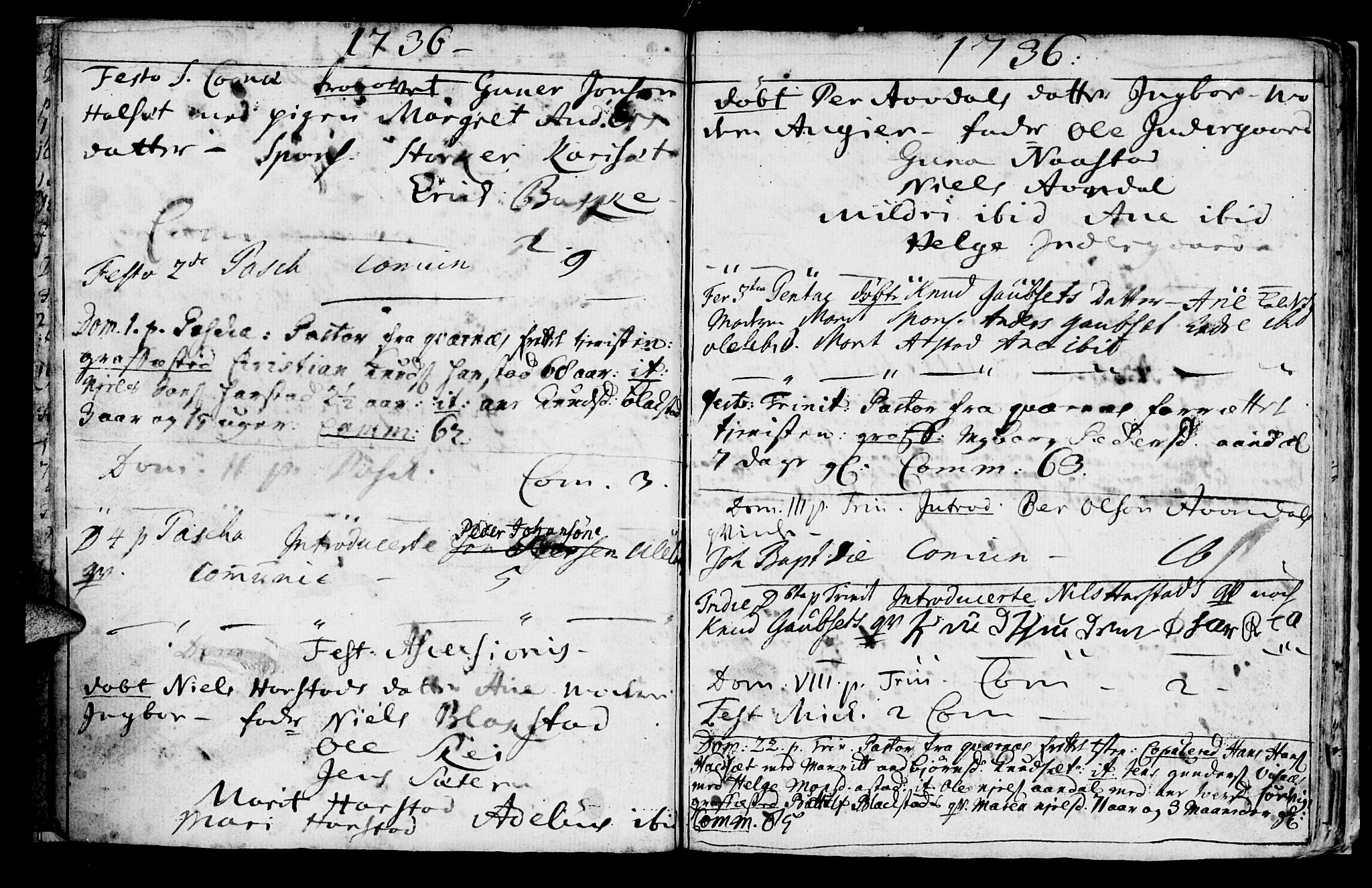 Ministerialprotokoller, klokkerbøker og fødselsregistre - Møre og Romsdal, SAT/A-1454/584/L0961: Parish register (official) no. 584A01, 1731-1765