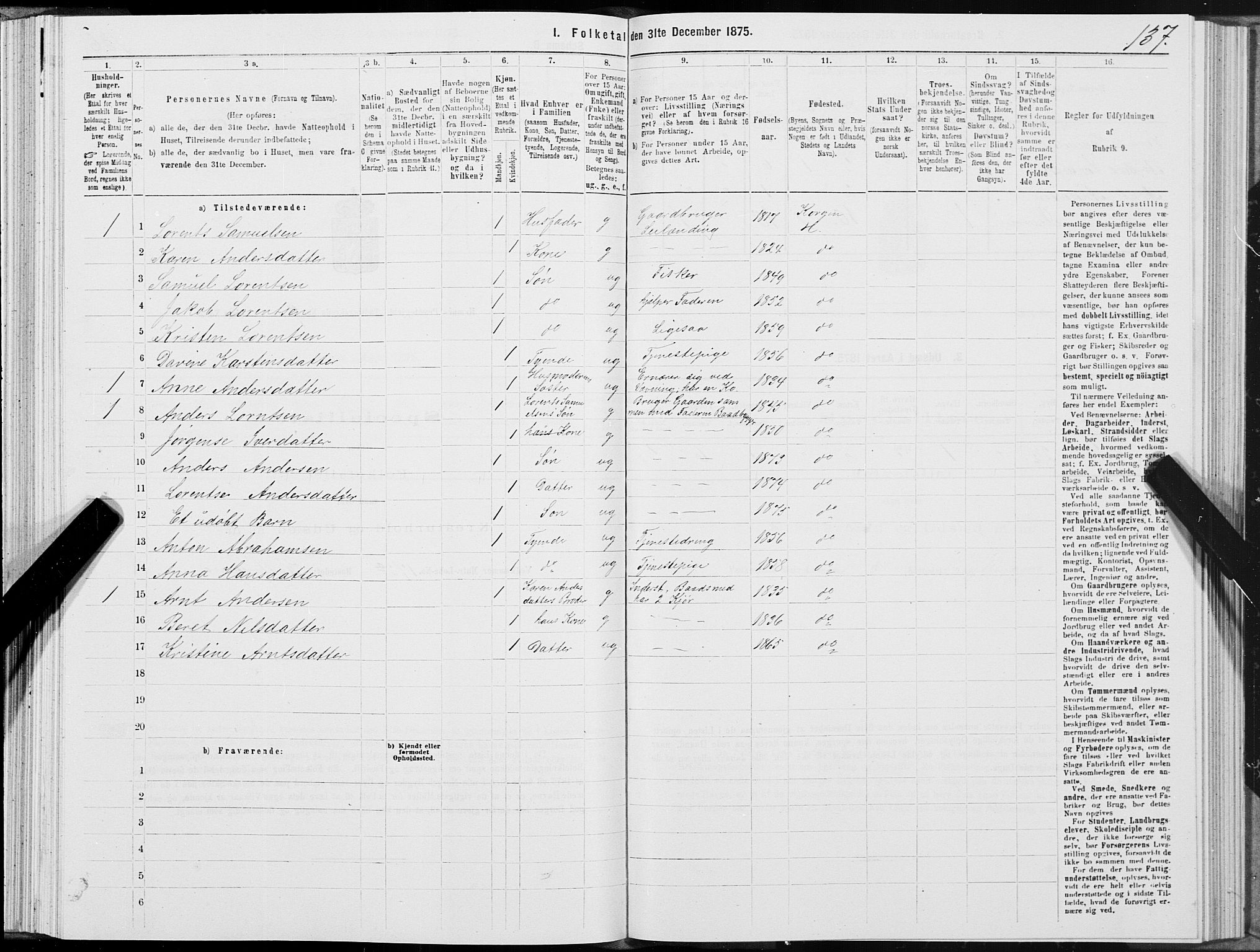 SAT, 1875 census for 1832P Hemnes, 1875, p. 4137