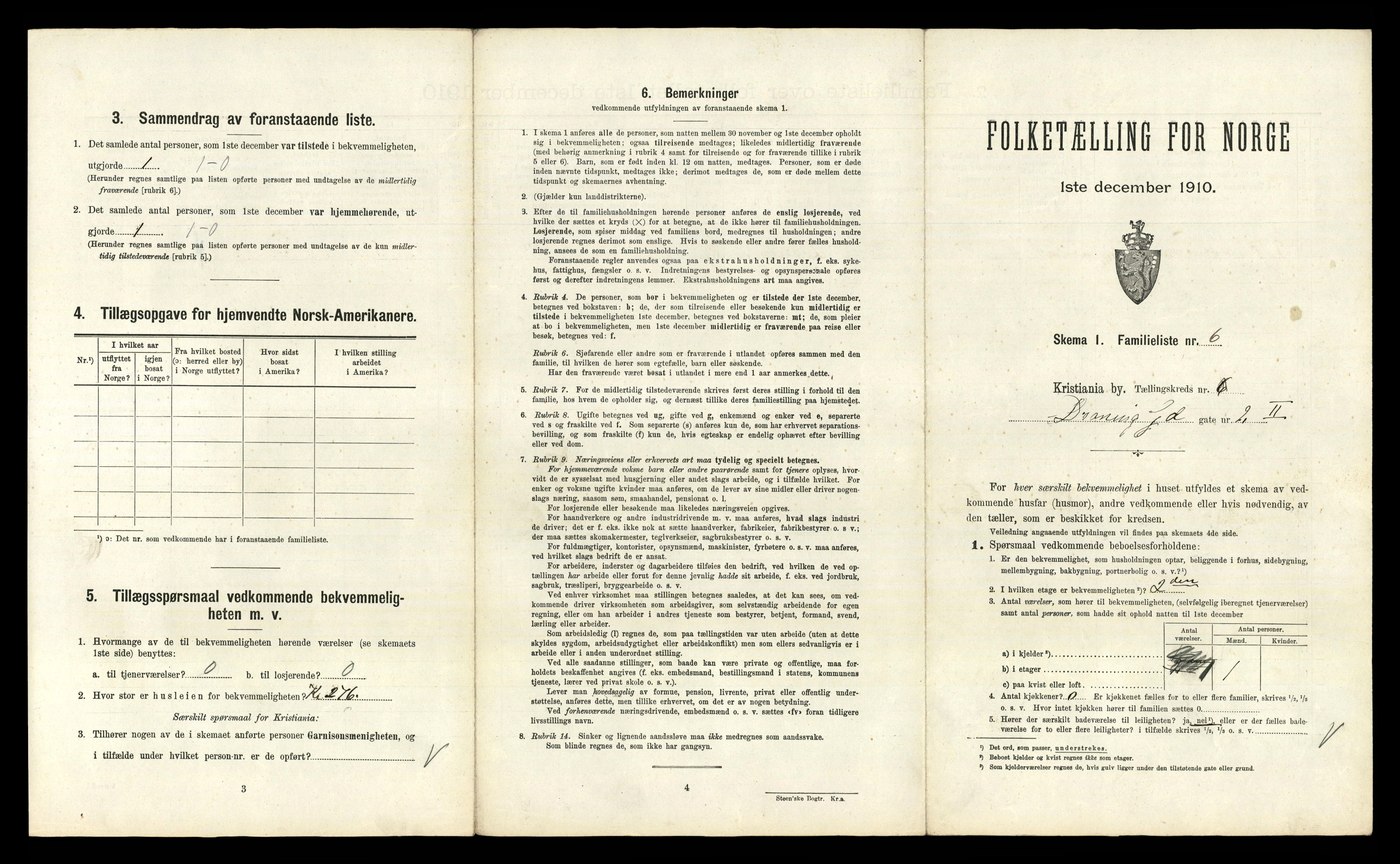 RA, 1910 census for Kristiania, 1910, p. 17687