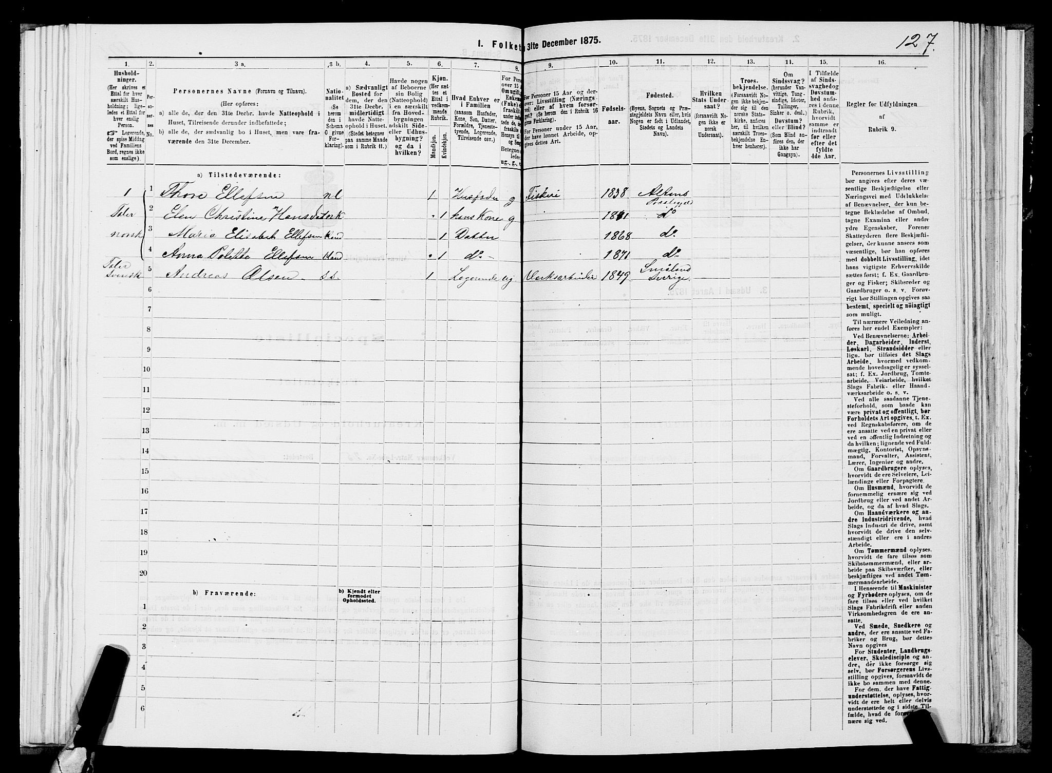 SATØ, 1875 census for 2012P Alta, 1875, p. 3127