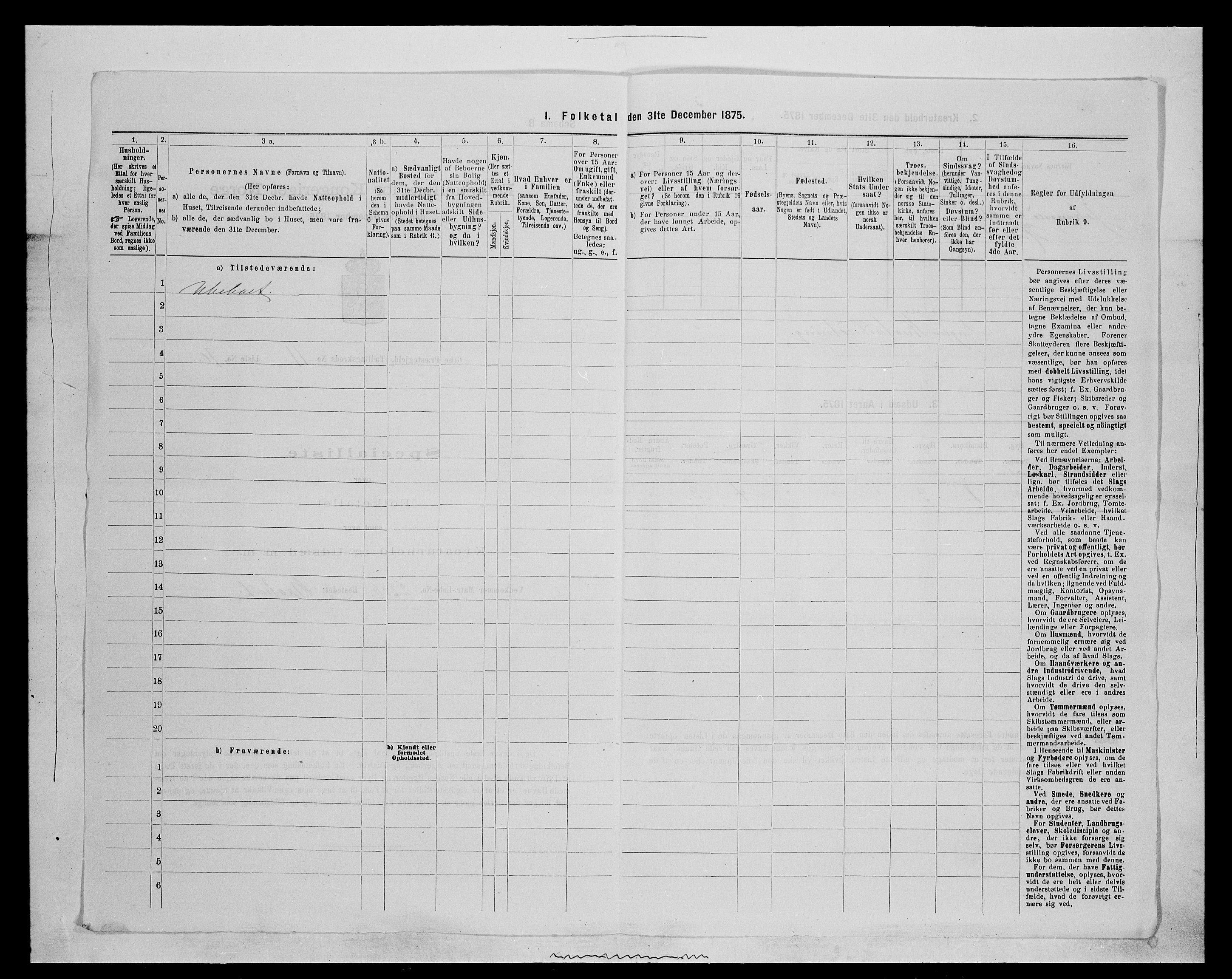 SAH, 1875 census for 0423P Grue, 1875, p. 2077