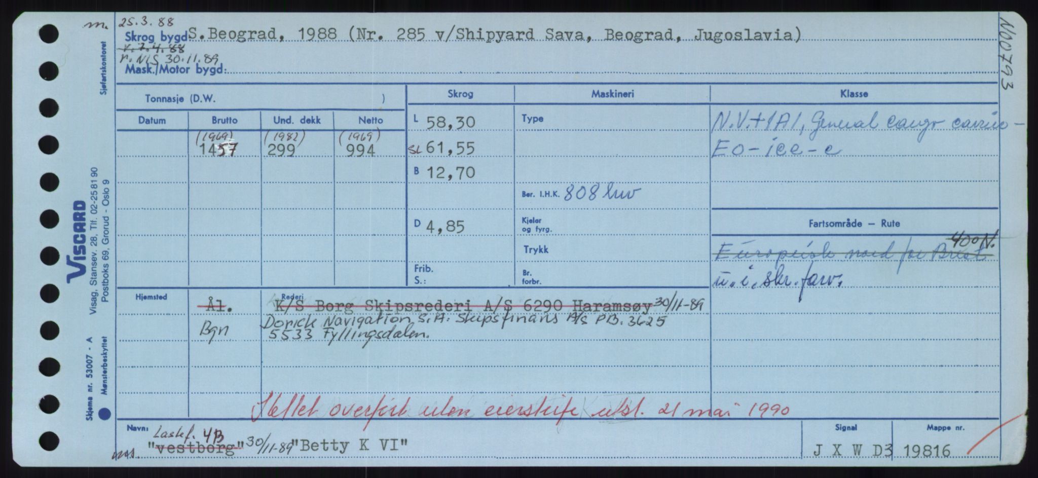 Sjøfartsdirektoratet med forløpere, Skipsmålingen, AV/RA-S-1627/H/Hd/L0003: Fartøy, B-Bev, p. 975