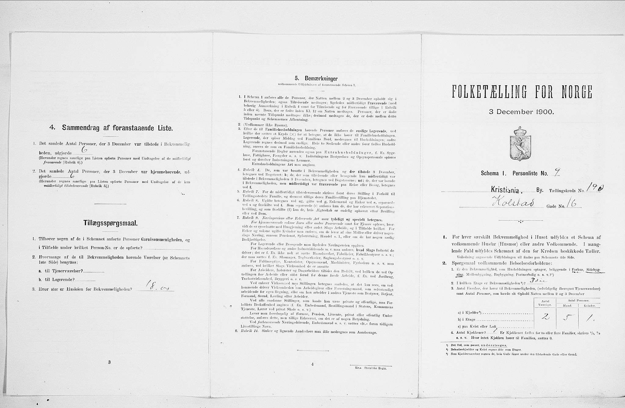 SAO, 1900 census for Kristiania, 1900, p. 48633