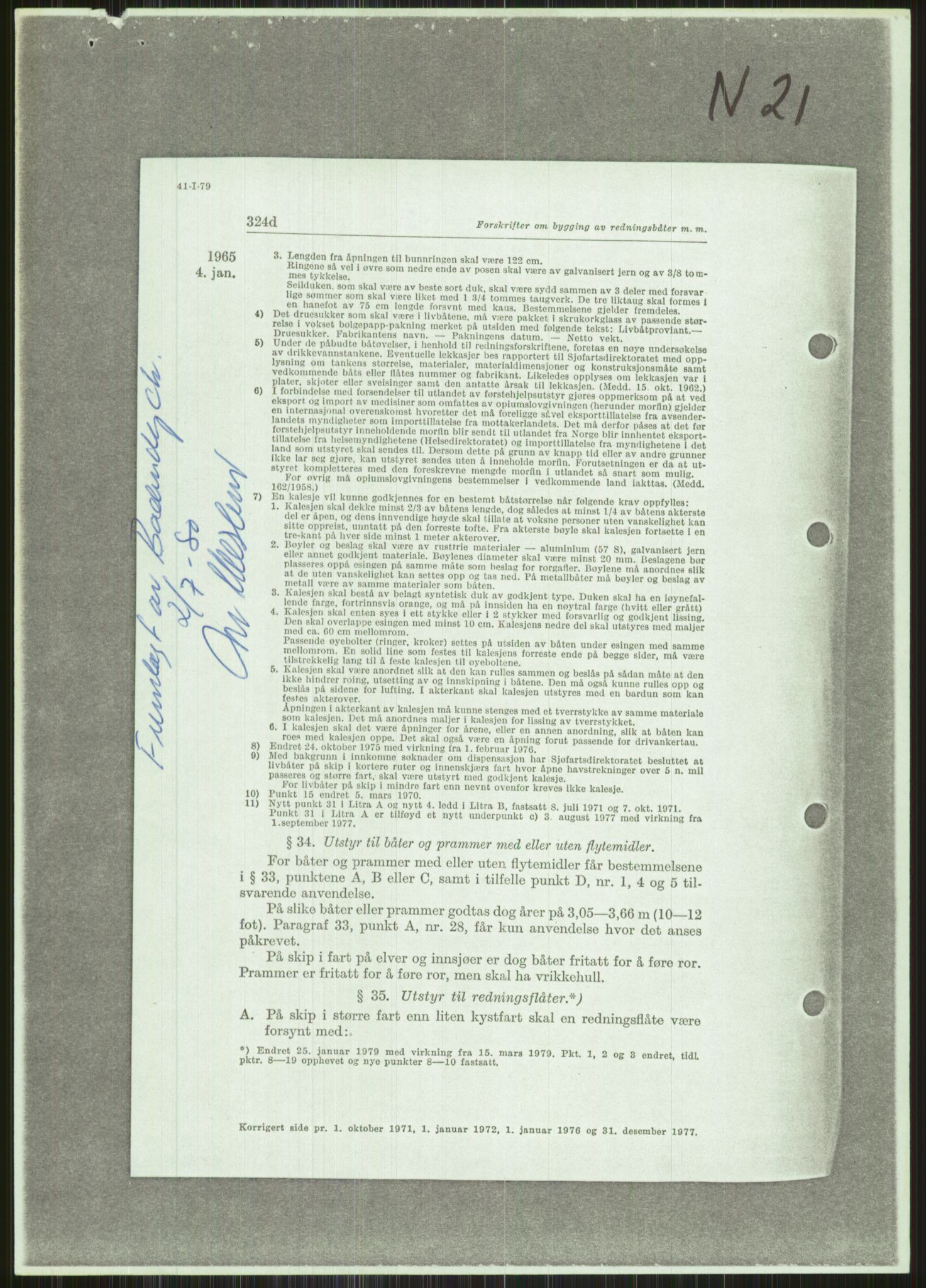 Justisdepartementet, Granskningskommisjonen ved Alexander Kielland-ulykken 27.3.1980, RA/S-1165/D/L0015: L Health and Safety Executive (Doku.liste + L1 av 1)/M Lloyds Register (Doku.liste + M1-M5 av 10)/ N Redningsutstyr (Doku.liste + N1-N43 av 43) , 1980-1981, p. 769