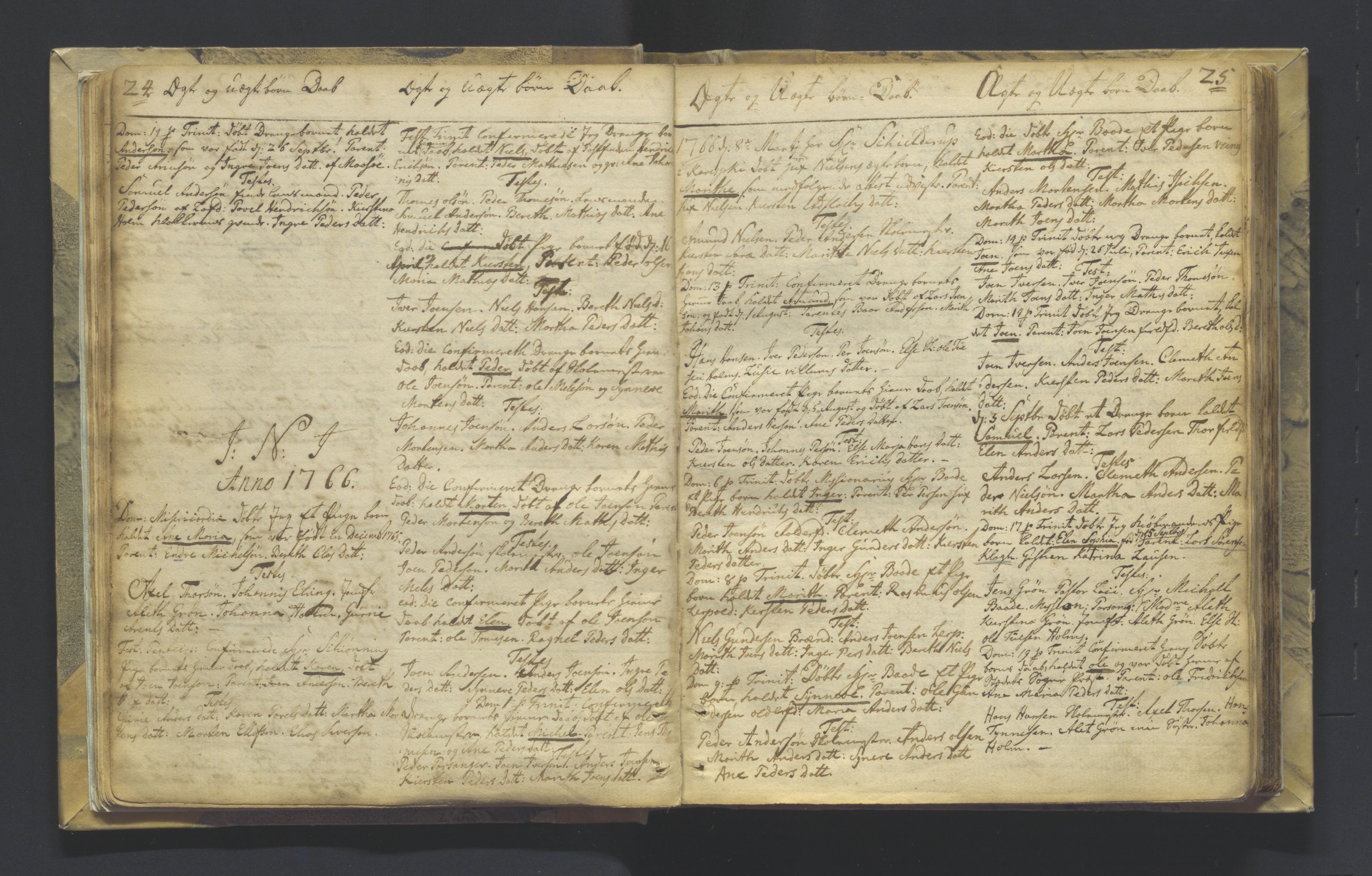 Kistrand/Porsanger sokneprestembete, AV/SATØ-S-1351/H/Ha/L0001.kirke: Parish register (official) no. 1, 1764-1792, p. 24-25