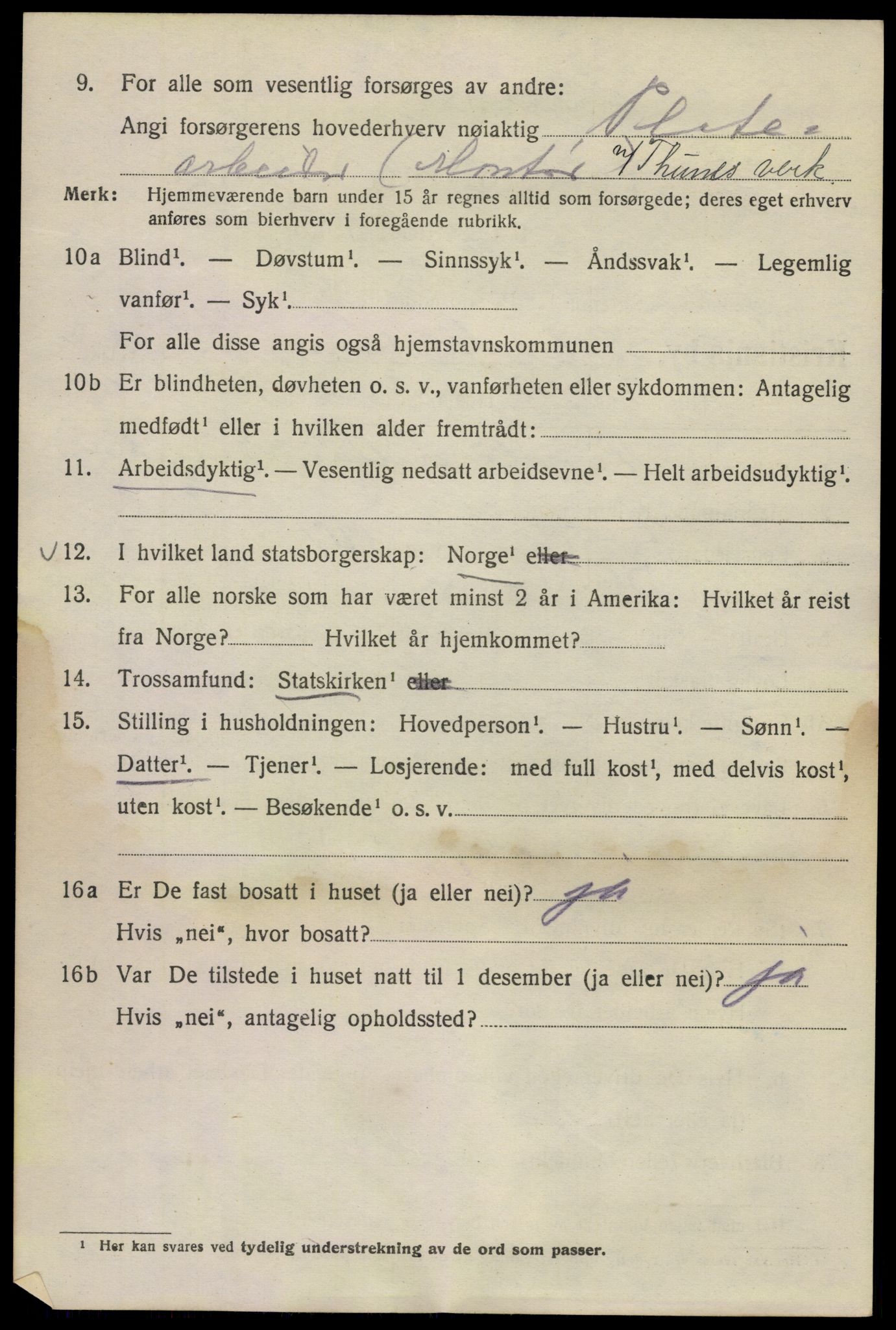 SAO, 1920 census for Kristiania, 1920, p. 222884