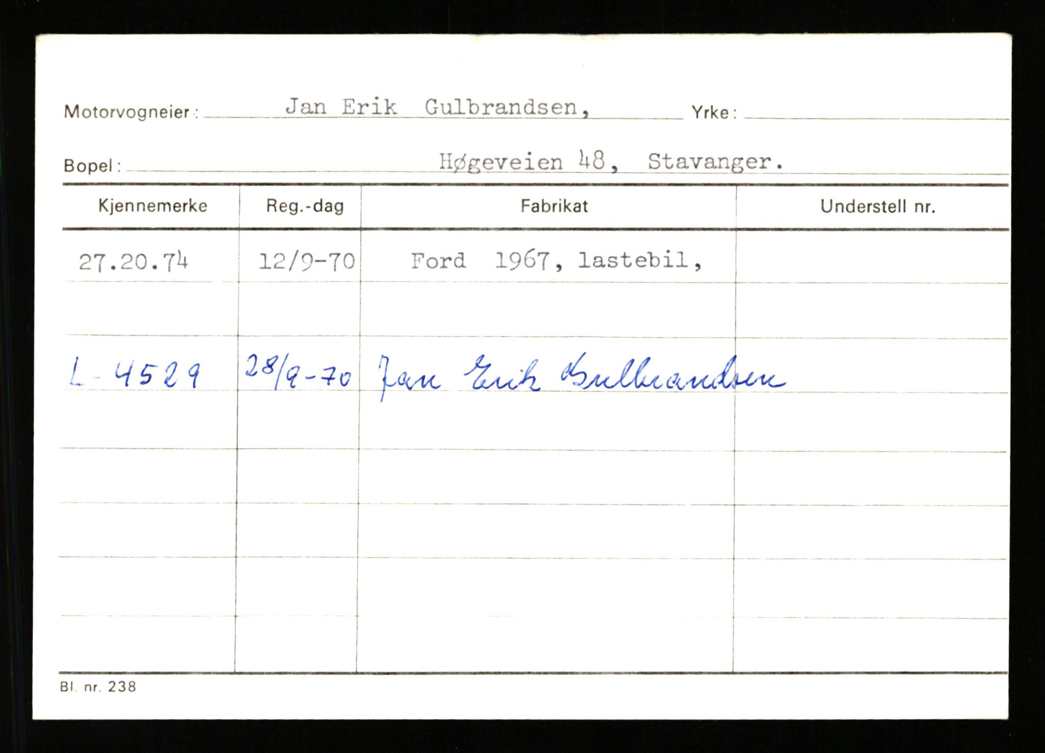 Stavanger trafikkstasjon, AV/SAST-A-101942/0/G/L0011: Registreringsnummer: 240000 - 363477, 1930-1971, p. 991