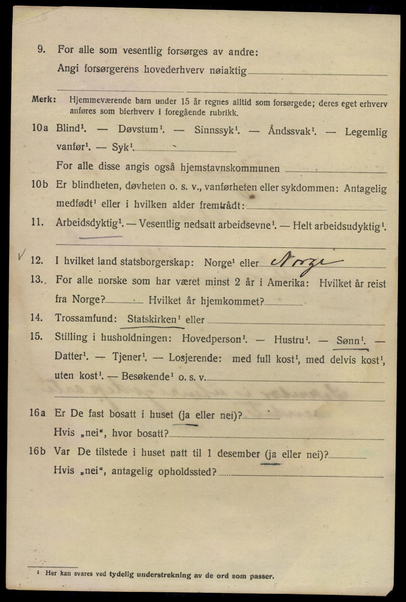 SAO, 1920 census for Kristiania, 1920, p. 581618