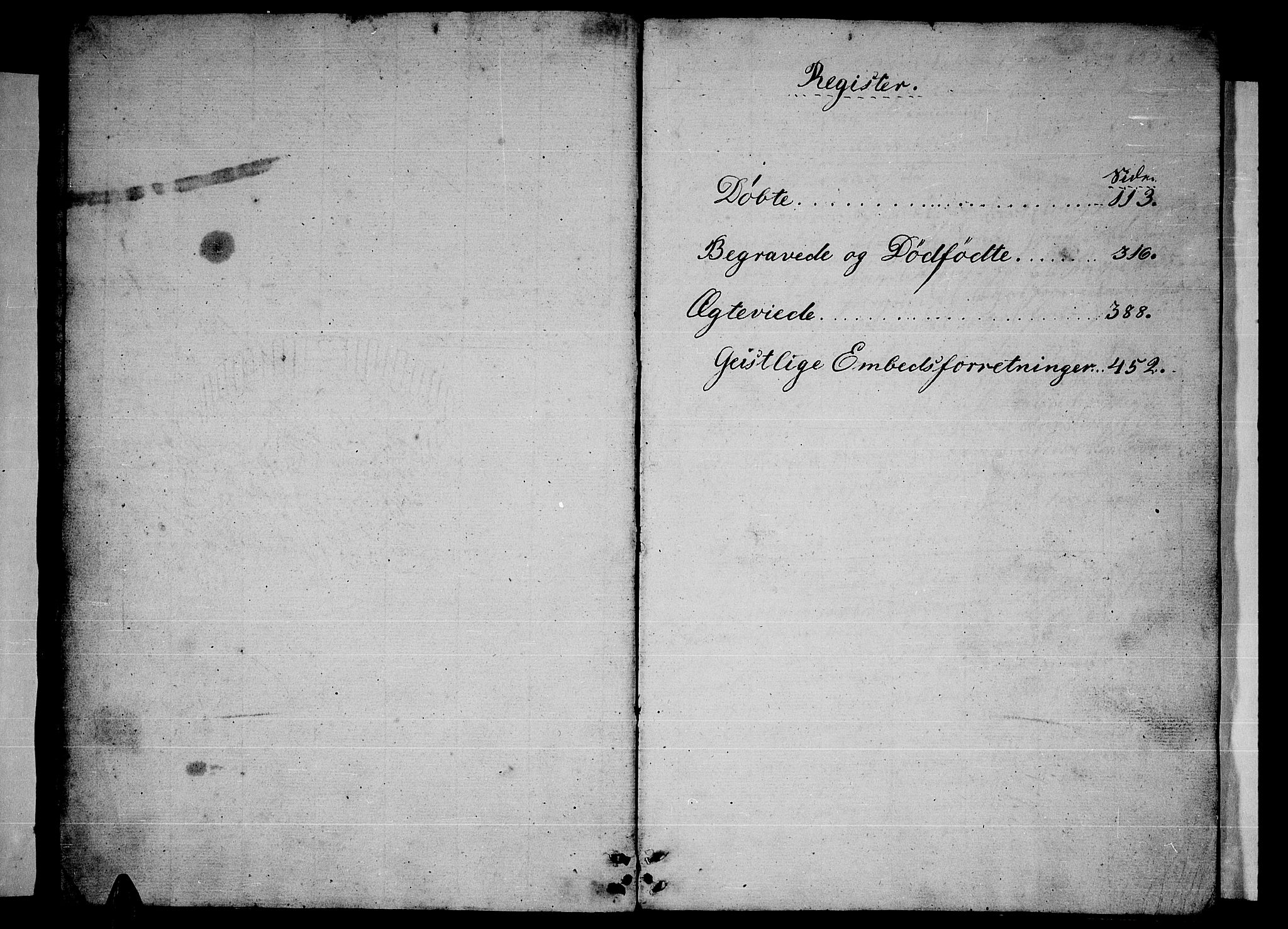 Ministerialprotokoller, klokkerbøker og fødselsregistre - Nordland, SAT/A-1459/841/L0618: Parish register (copy) no. 841C02, 1833-1855, p. 2-3