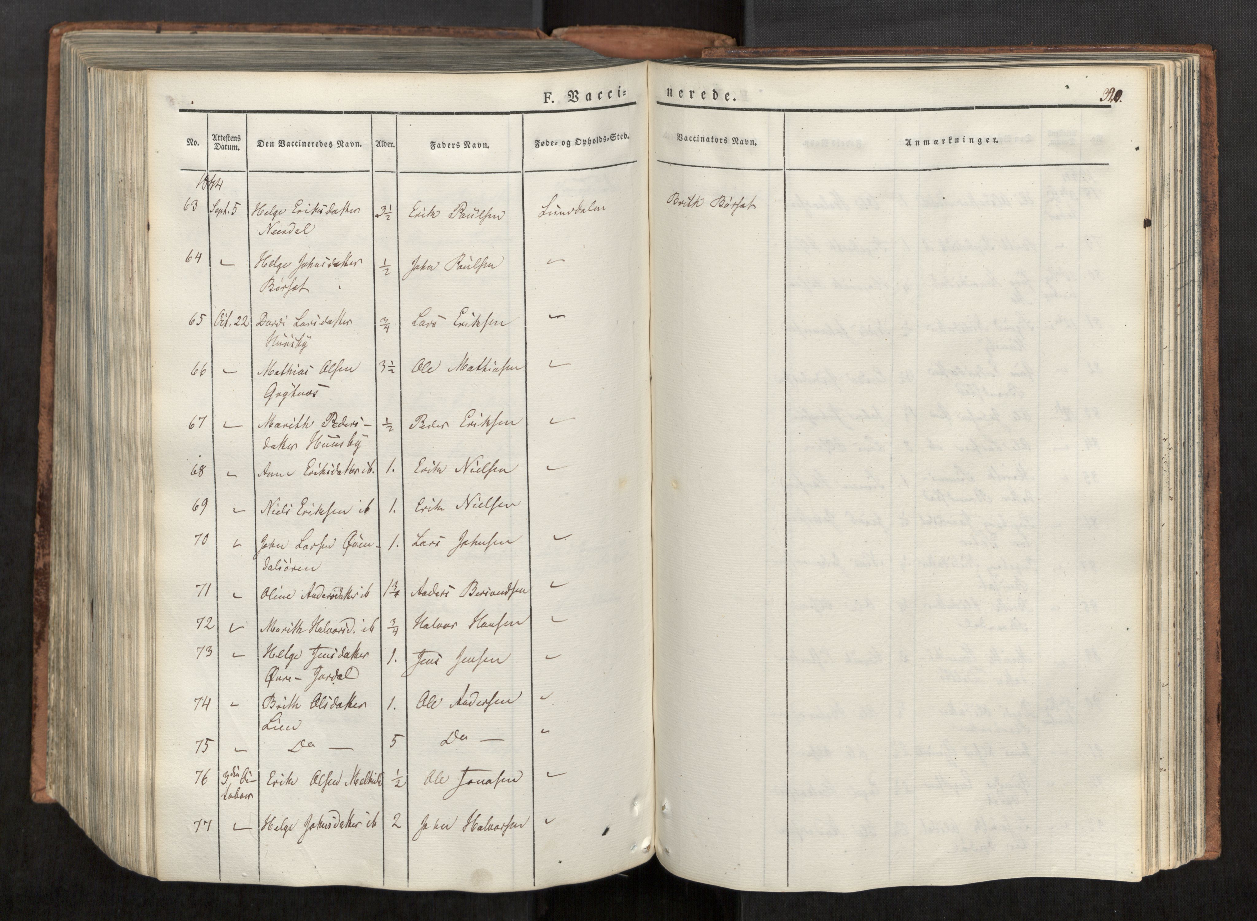 Ministerialprotokoller, klokkerbøker og fødselsregistre - Møre og Romsdal, AV/SAT-A-1454/590/L1012: Parish register (official) no. 590A04, 1832-1846, p. 320