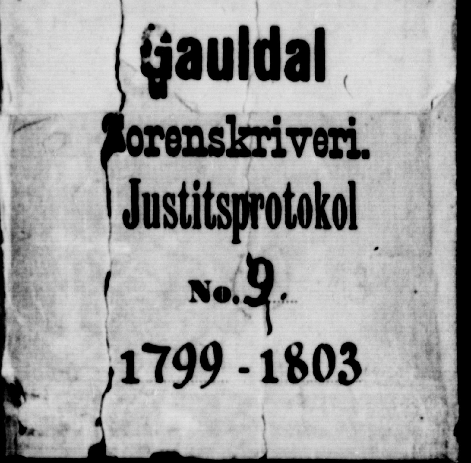 Gauldal sorenskriveri, AV/SAT-A-0014/1/1/1A/L0010: Tingbok 9, 1799-1803