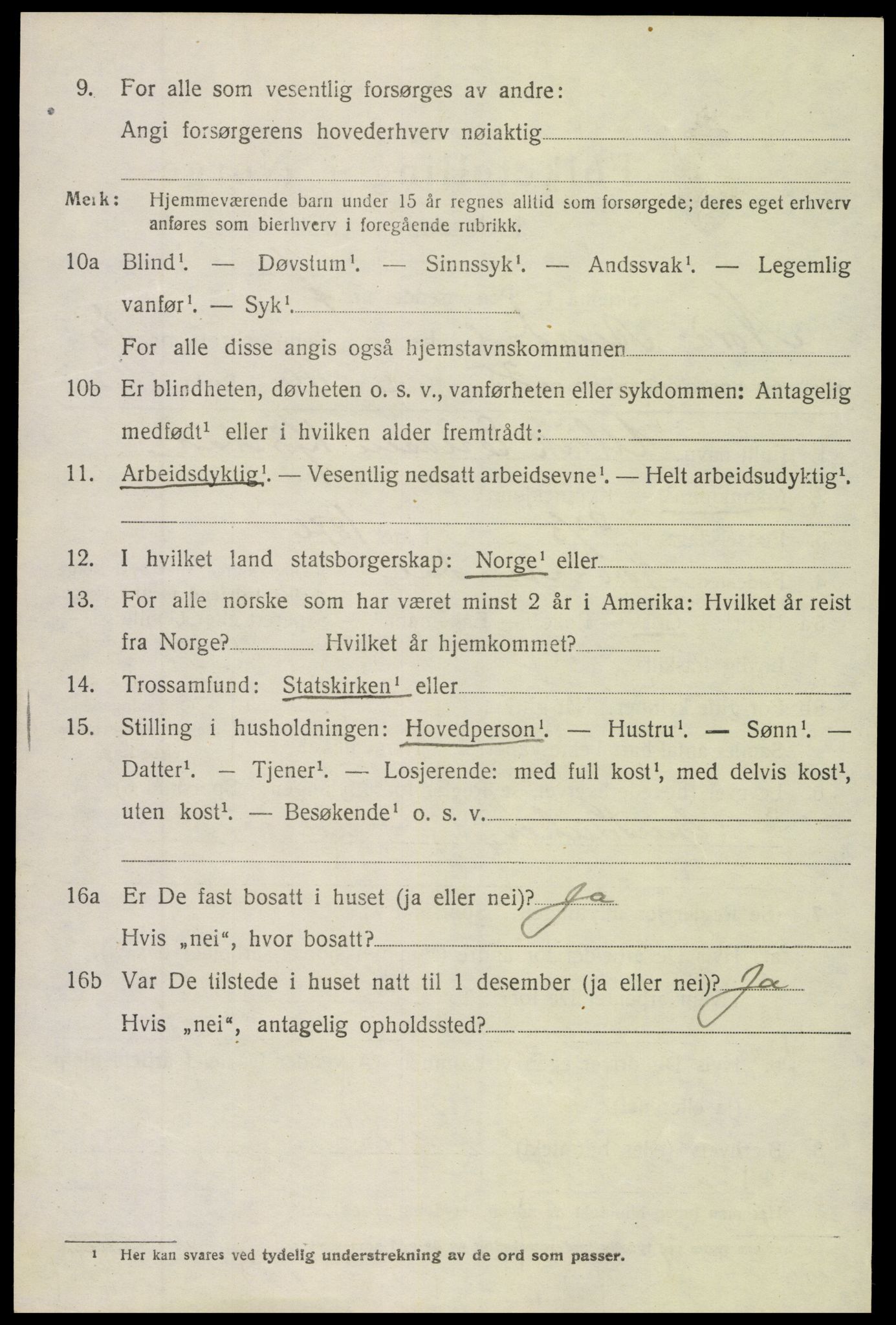 SAH, 1920 census for Nord-Aurdal, 1920, p. 11483