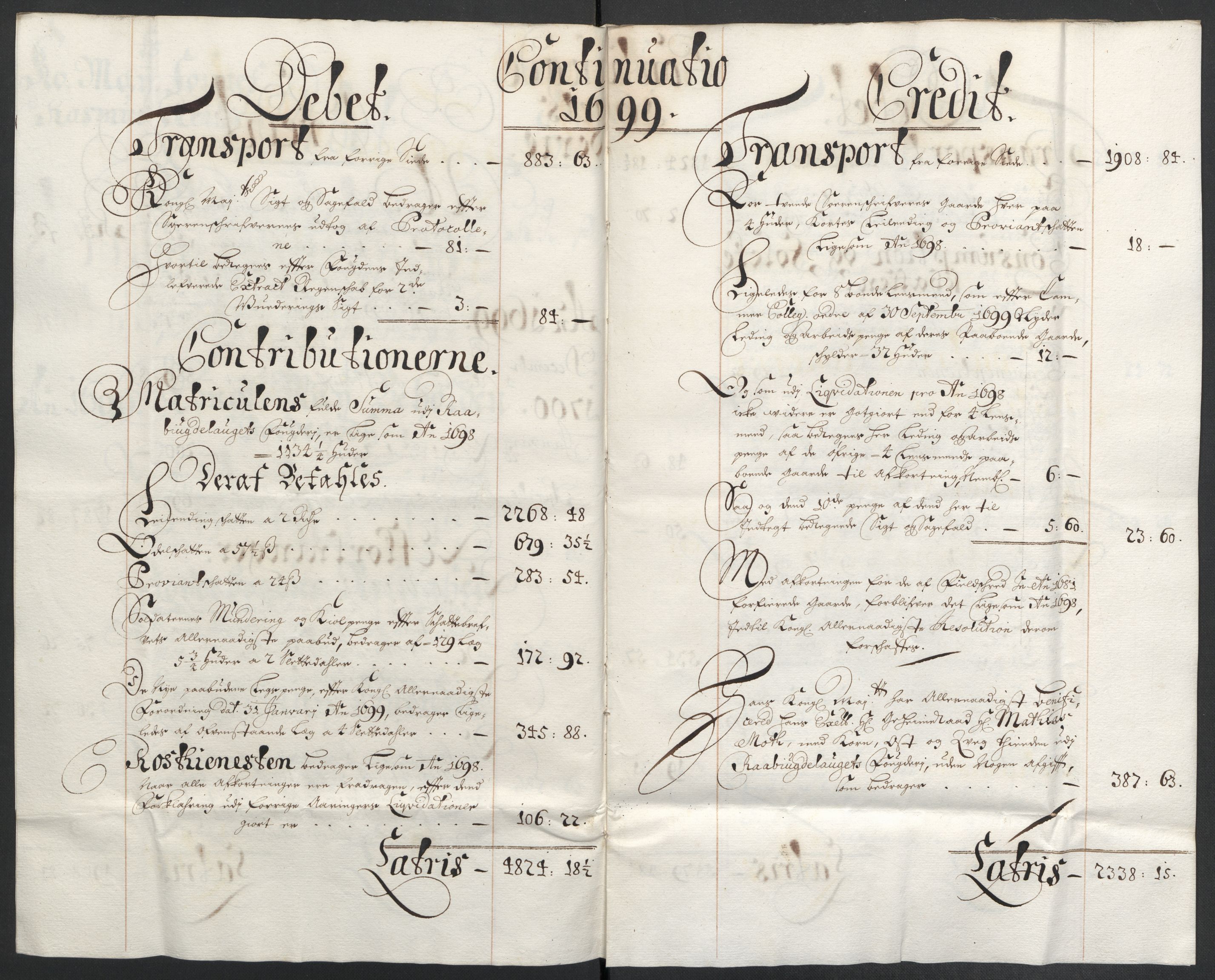 Rentekammeret inntil 1814, Reviderte regnskaper, Fogderegnskap, AV/RA-EA-4092/R40/L2445: Fogderegnskap Råbyggelag, 1697-1699, p. 214