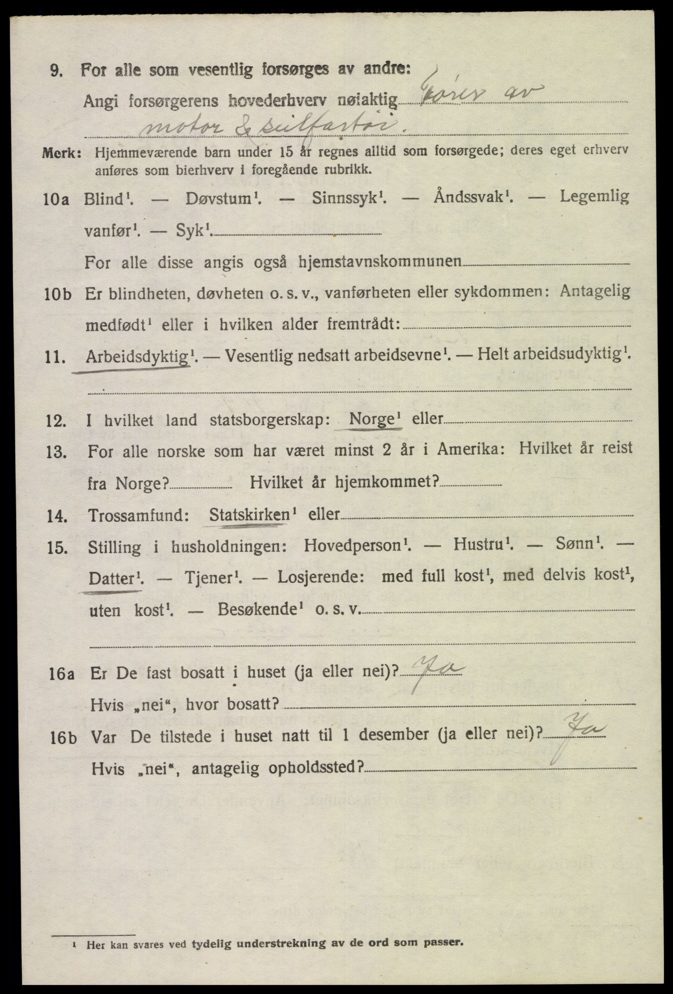 SAK, 1920 census for Hidra, 1920, p. 4075