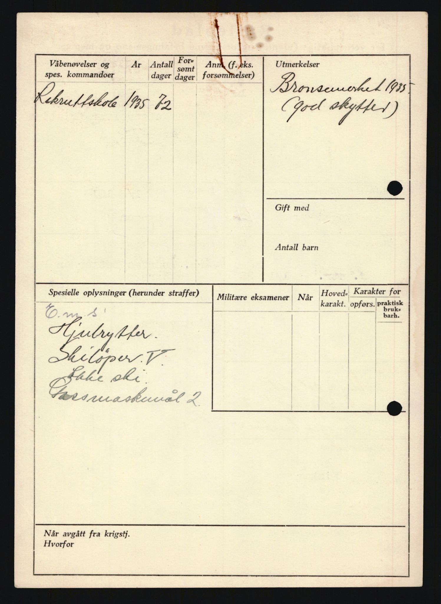 Forsvaret, Troms infanteriregiment nr. 16, AV/RA-RAFA-3146/P/Pa/L0019: Rulleblad for regimentets menige mannskaper, årsklasse 1935, 1935, p. 1052