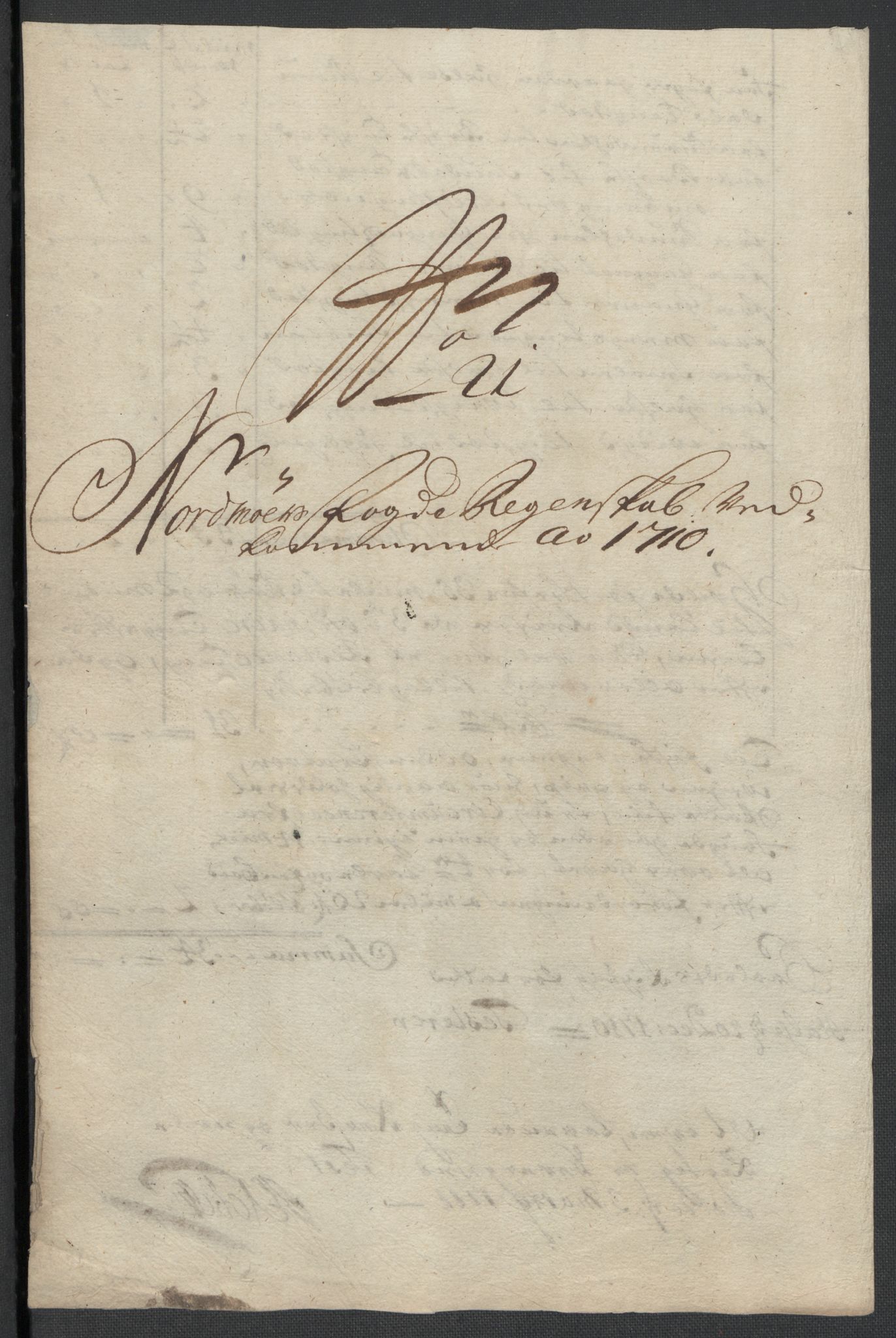 Rentekammeret inntil 1814, Reviderte regnskaper, Fogderegnskap, RA/EA-4092/R56/L3744: Fogderegnskap Nordmøre, 1709-1710, p. 326