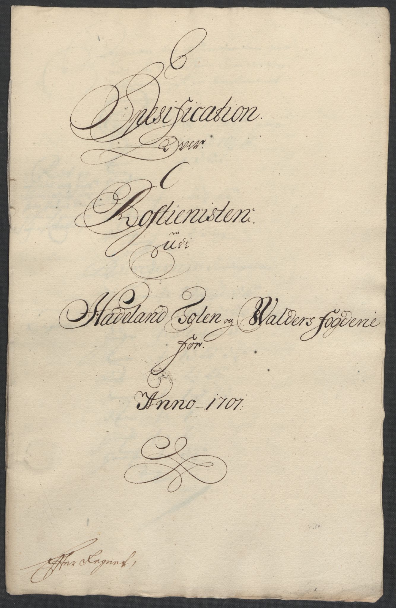 Rentekammeret inntil 1814, Reviderte regnskaper, Fogderegnskap, RA/EA-4092/R18/L1299: Fogderegnskap Hadeland, Toten og Valdres, 1701, p. 435
