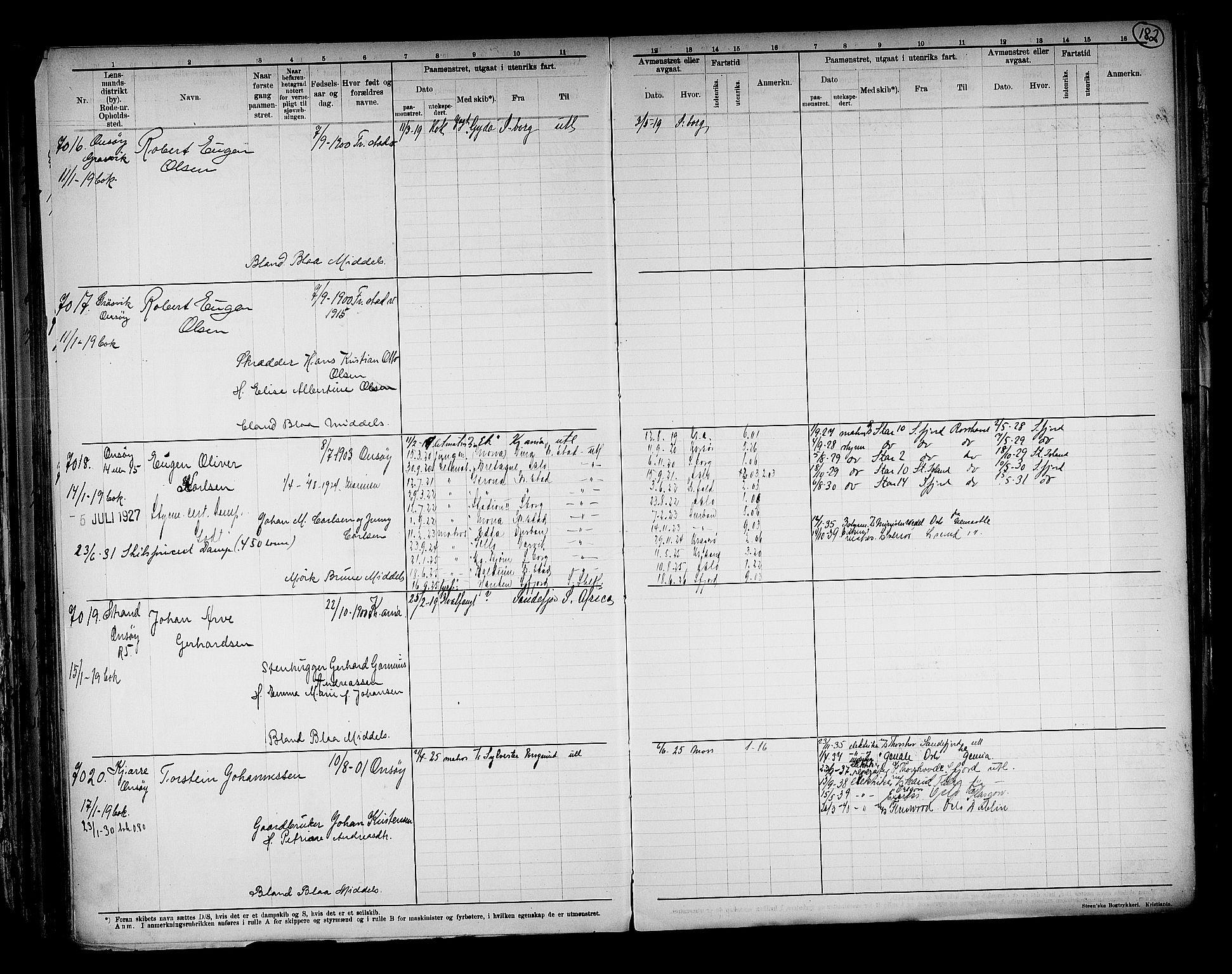 Fredrikstad mønstringskontor, AV/SAO-A-10569b/F/Fc/Fcb/L0022: Hovedrulle, 1913, p. 210