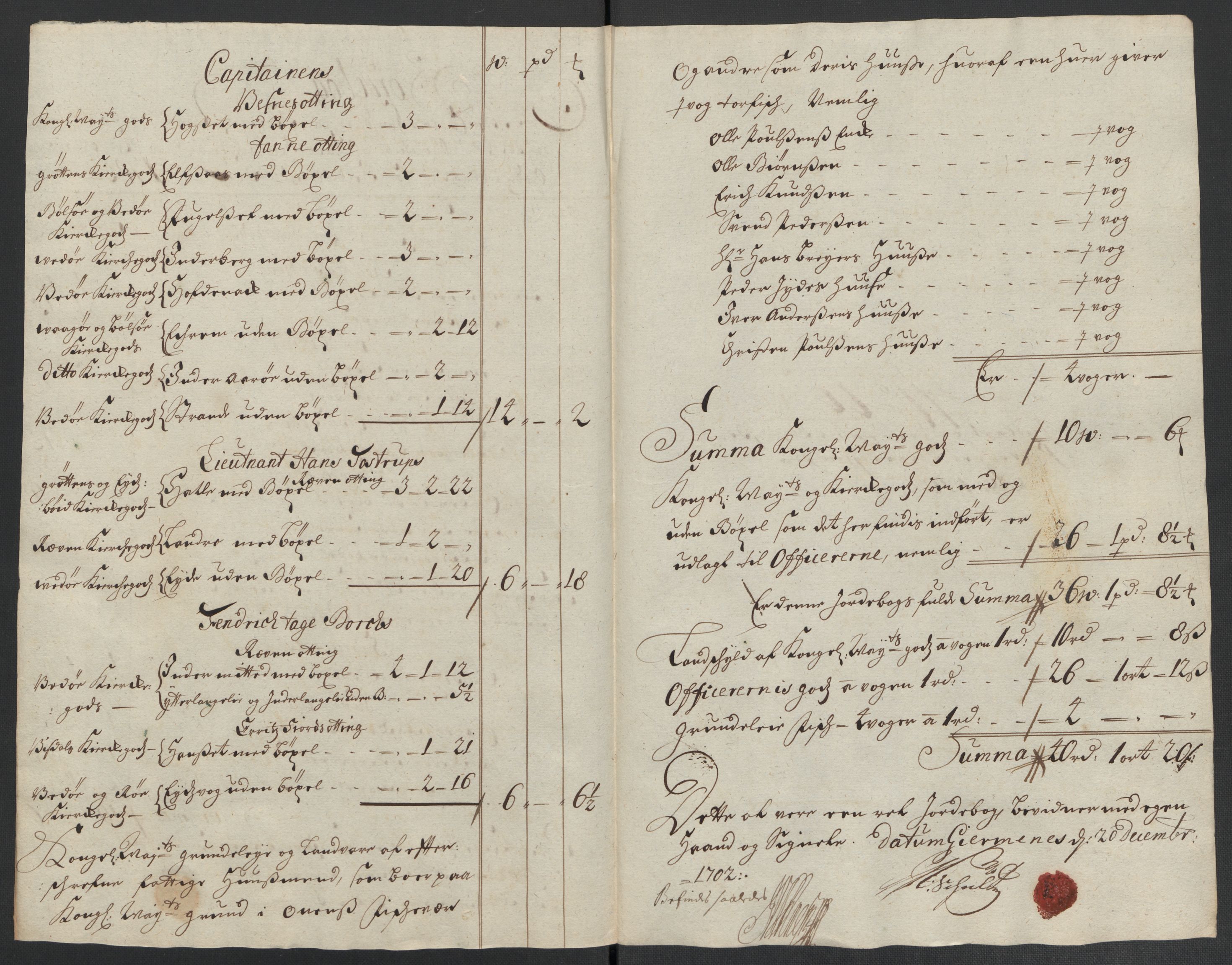 Rentekammeret inntil 1814, Reviderte regnskaper, Fogderegnskap, AV/RA-EA-4092/R55/L3655: Fogderegnskap Romsdal, 1701-1702, p. 273