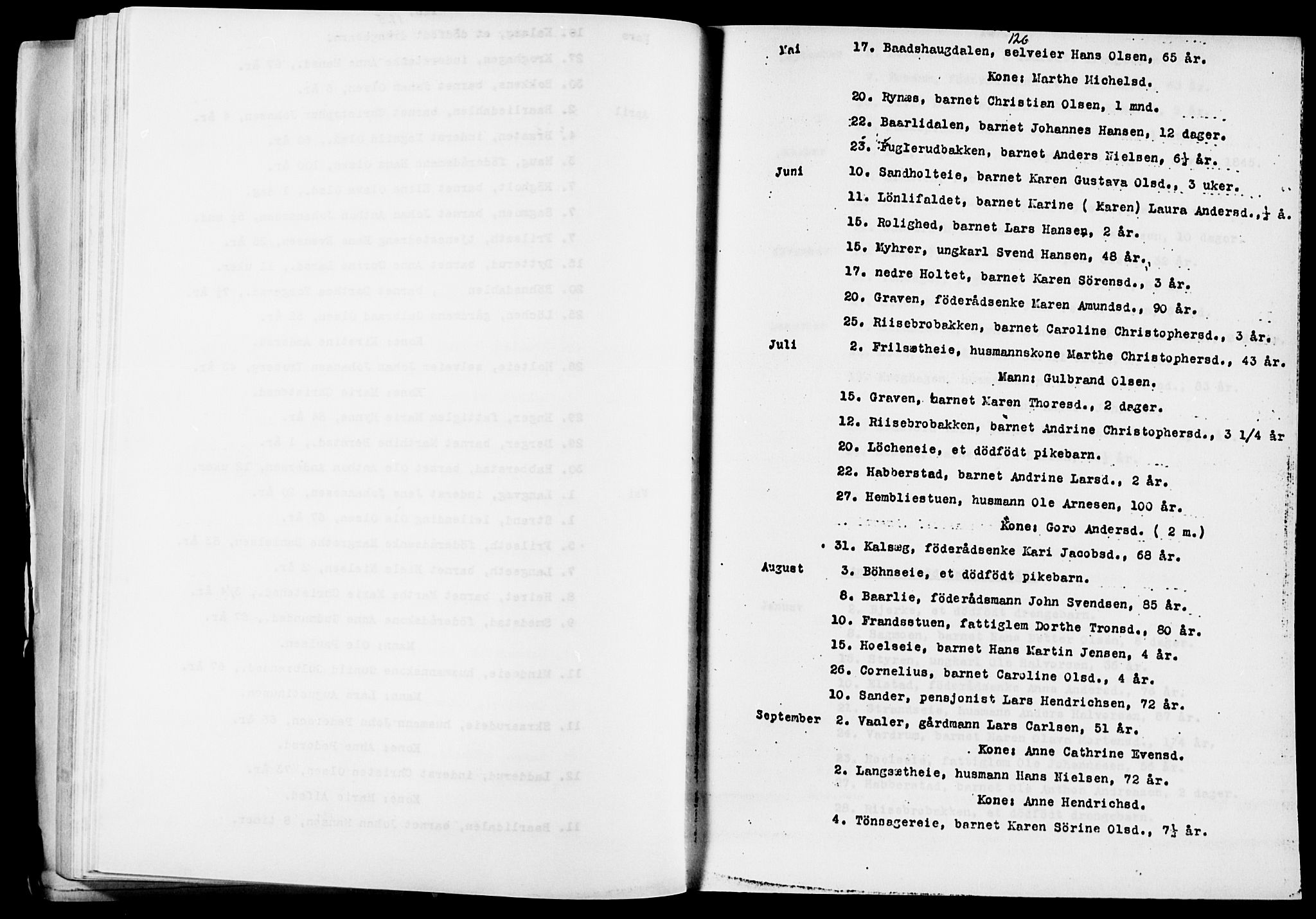 Eidsvoll prestekontor Kirkebøker, SAO/A-10888/O/Oa/L0005: Other parish register no. 5, 1815-1865, p. 126
