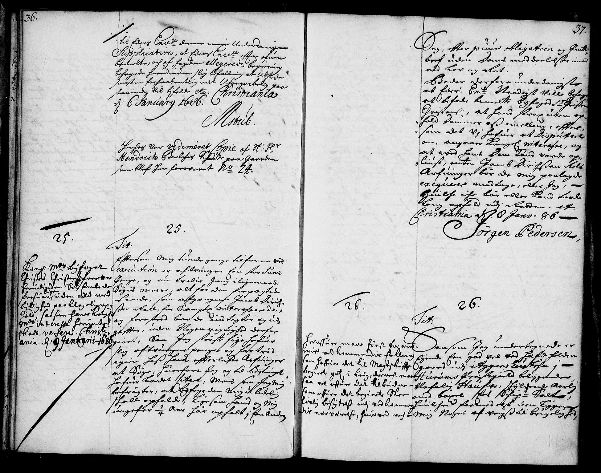 Stattholderembetet 1572-1771, AV/RA-EA-2870/Ae/L0002: Supplikasjons- og resolusjonsprotokoll, 1686, p. 36-37