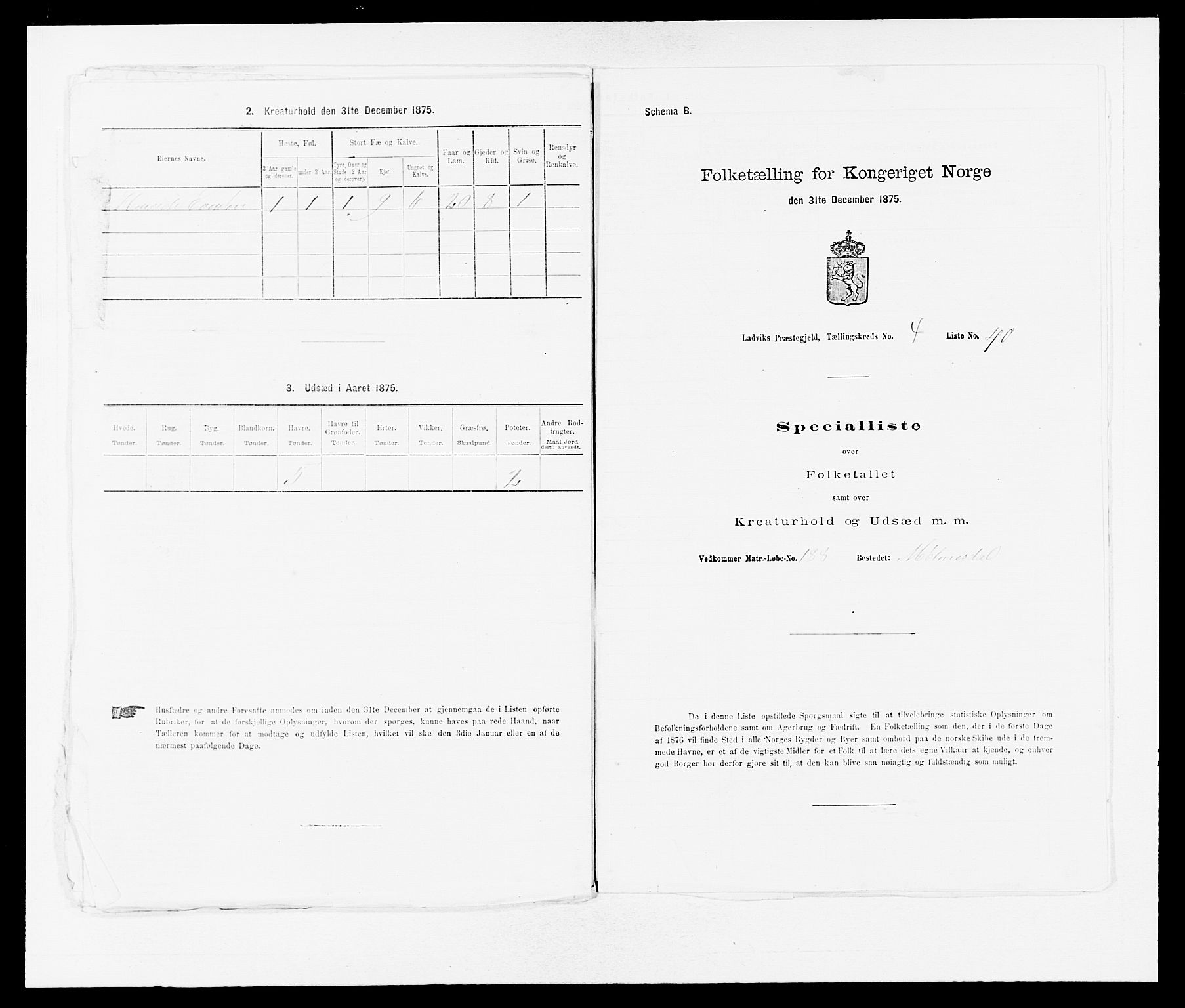 SAB, 1875 census for 1415P Lavik, 1875, p. 362