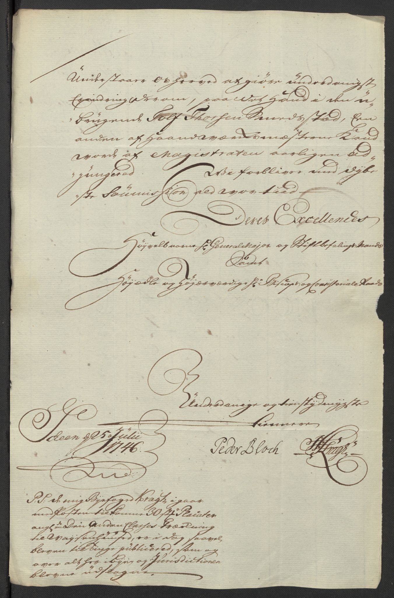 Kristiania tukthus, AV/SAO-A-10644/A/Ad/Adb/L0011: Innkomne skriv, rapporter og regnskap, 1742-1783, p. 251