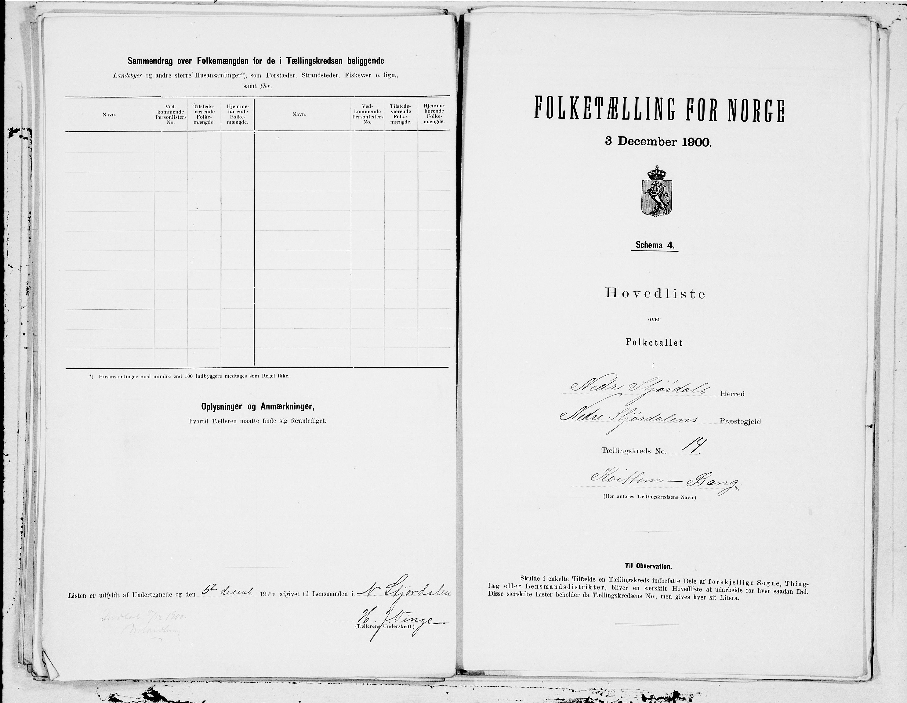 SAT, 1900 census for Nedre Stjørdal, 1900, p. 29