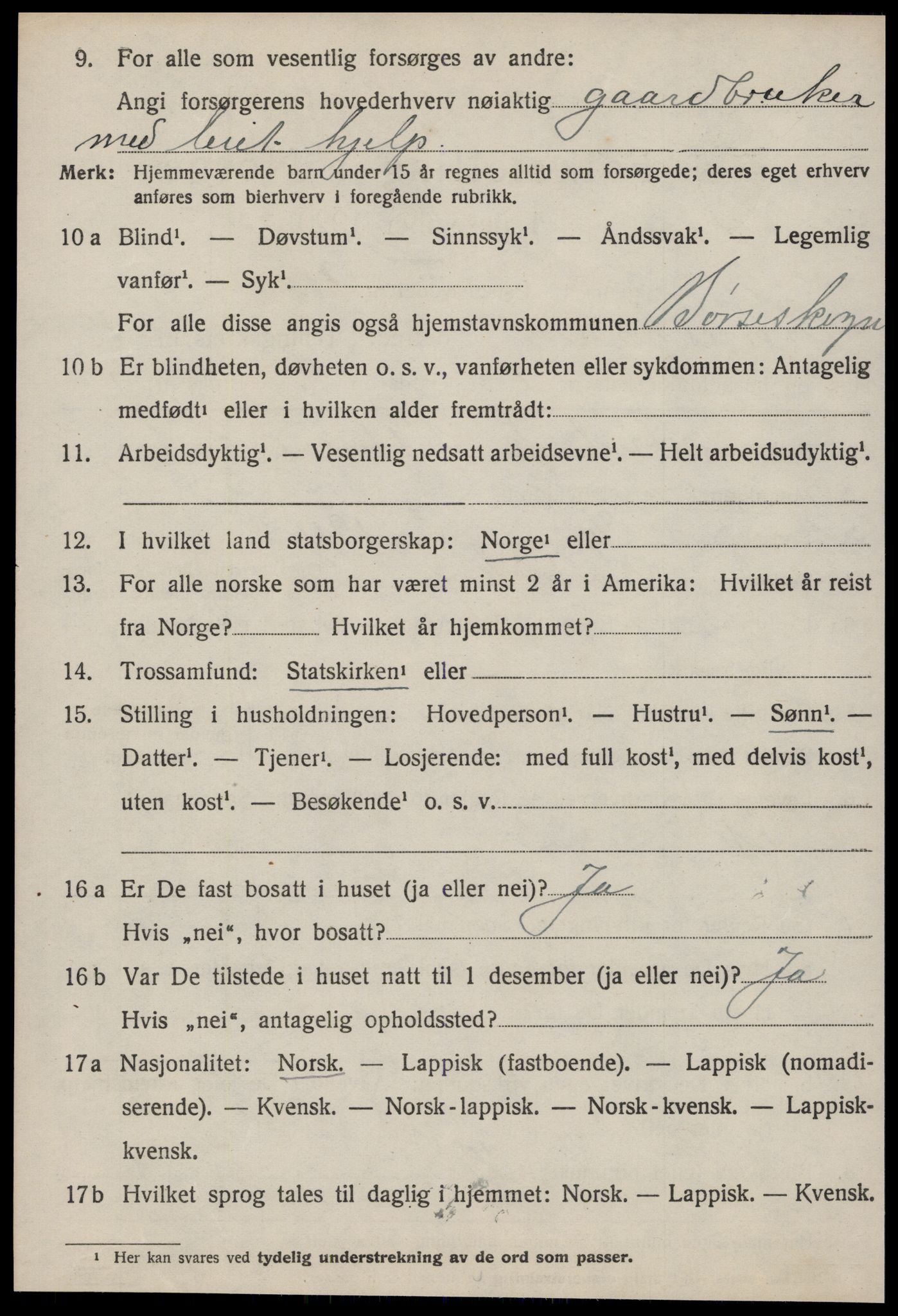 SAT, 1920 census for Børseskogn, 1920, p. 455