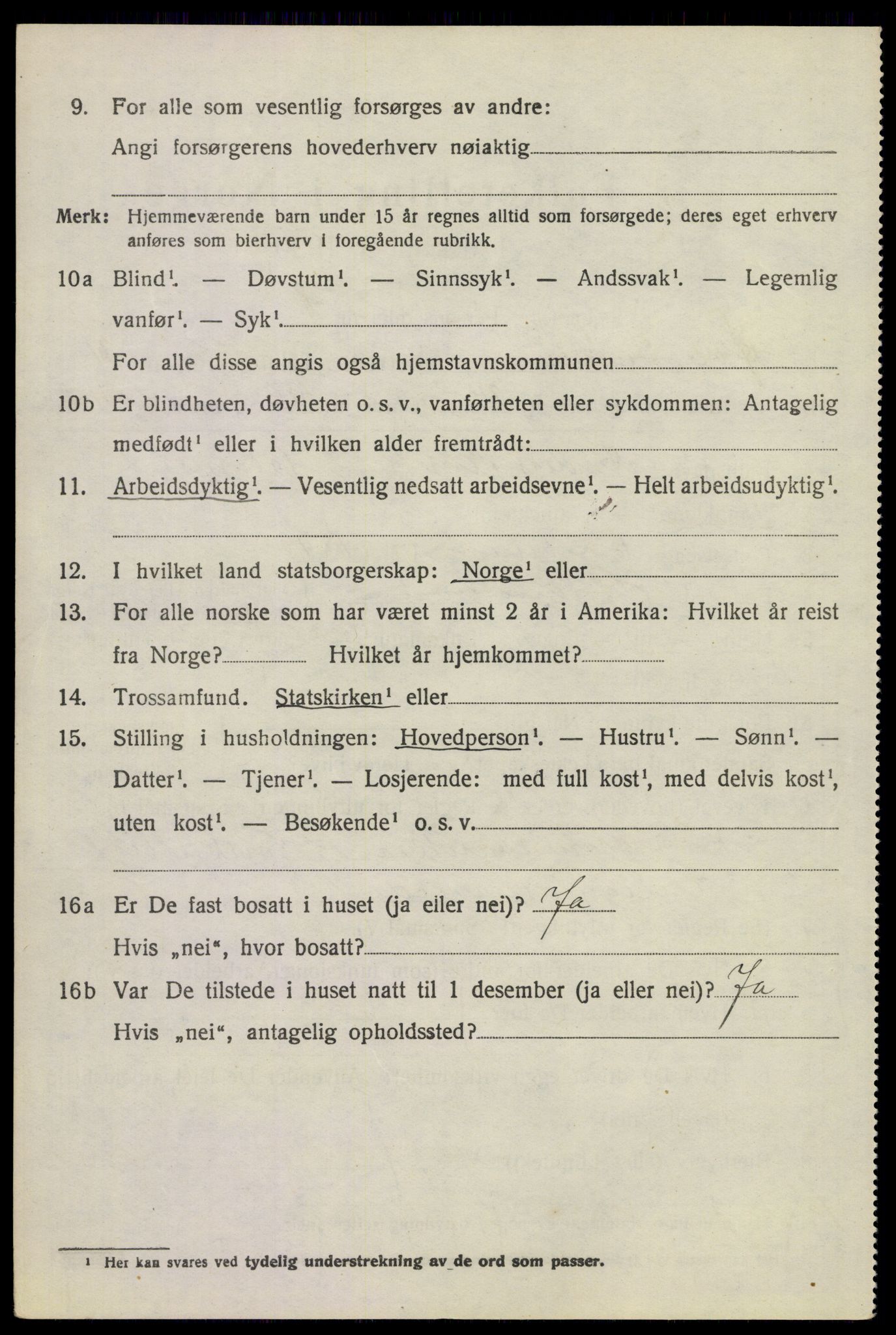 SAKO, 1920 census for Øvre Sandsvær, 1920, p. 2833