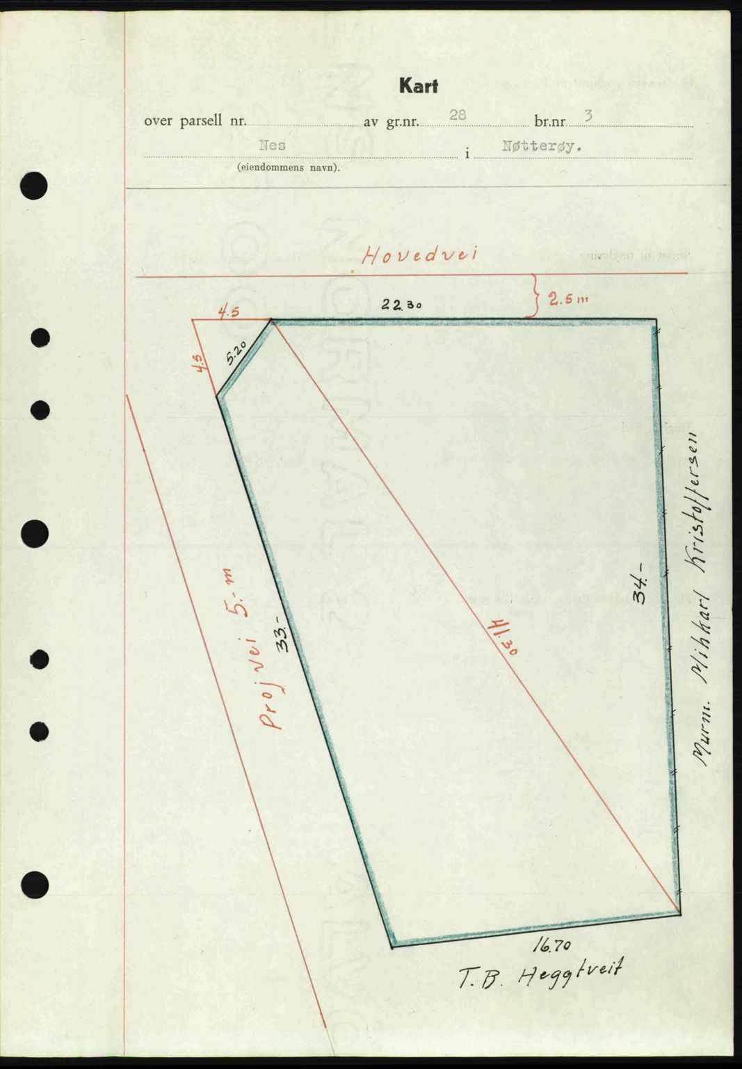 Tønsberg sorenskriveri, AV/SAKO-A-130/G/Ga/Gaa/L0015: Mortgage book no. A15, 1944-1944, Diary no: : 1833/1944