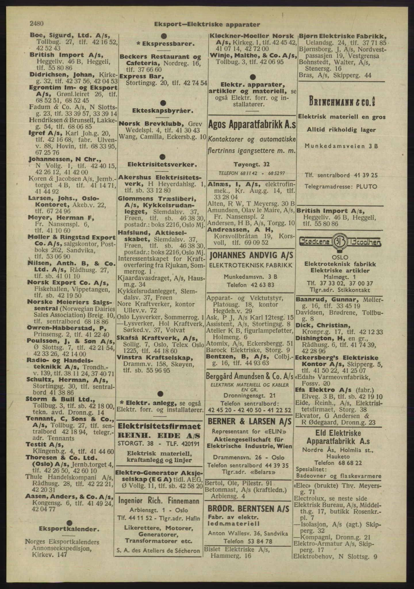 Kristiania/Oslo adressebok, PUBL/-, 1955, p. 2480