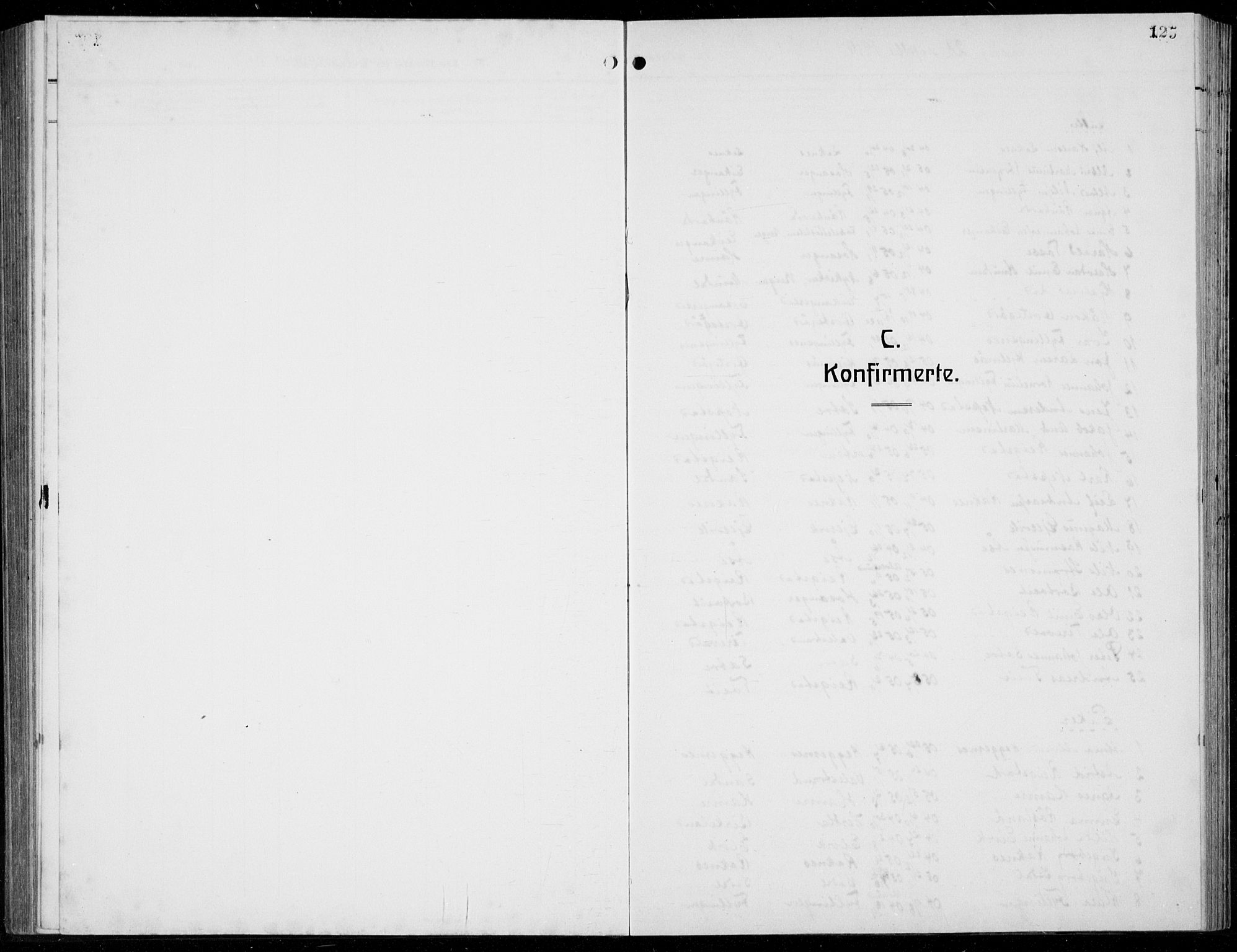 Hamre sokneprestembete, AV/SAB-A-75501/H/Ha/Hab: Parish register (copy) no. B 5, 1920-1940, p. 125